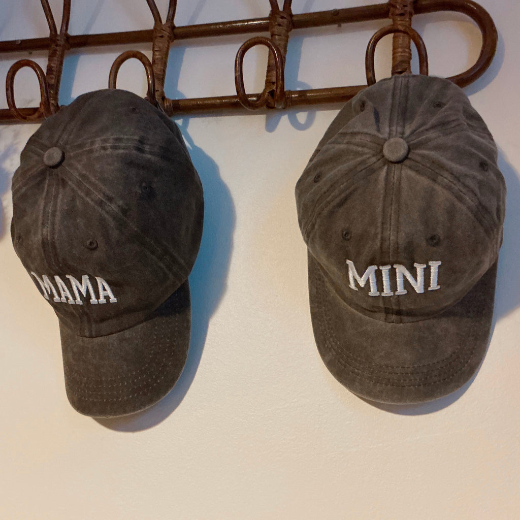Duo casquettes MAMA & MINI Liv&Ciboulette