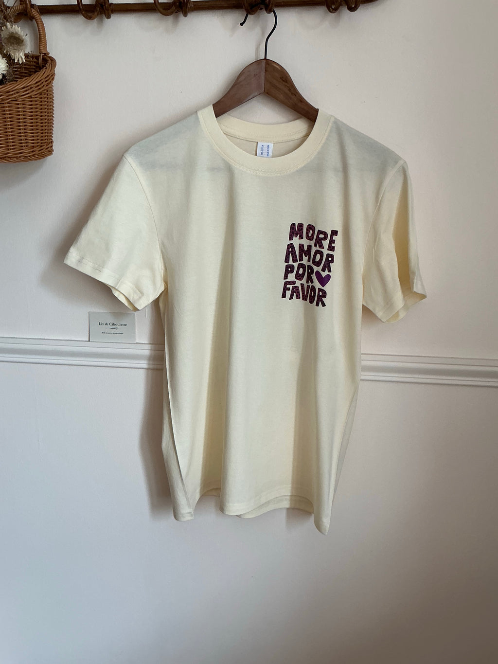 Tee-shirts femme été more amor for favor Liv&Ciboulette