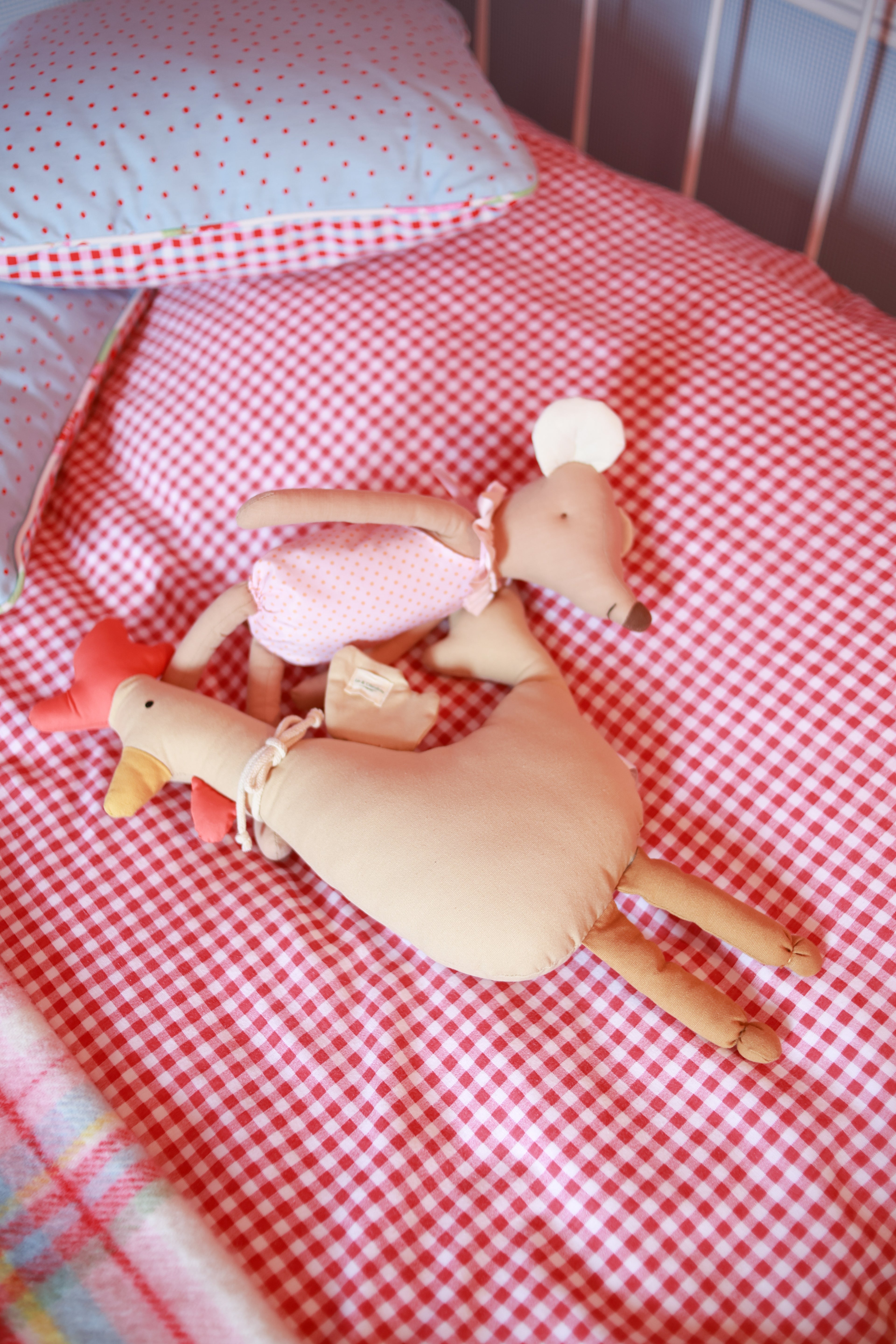 Grande peluche poule/Coq Liv&Ciboulette