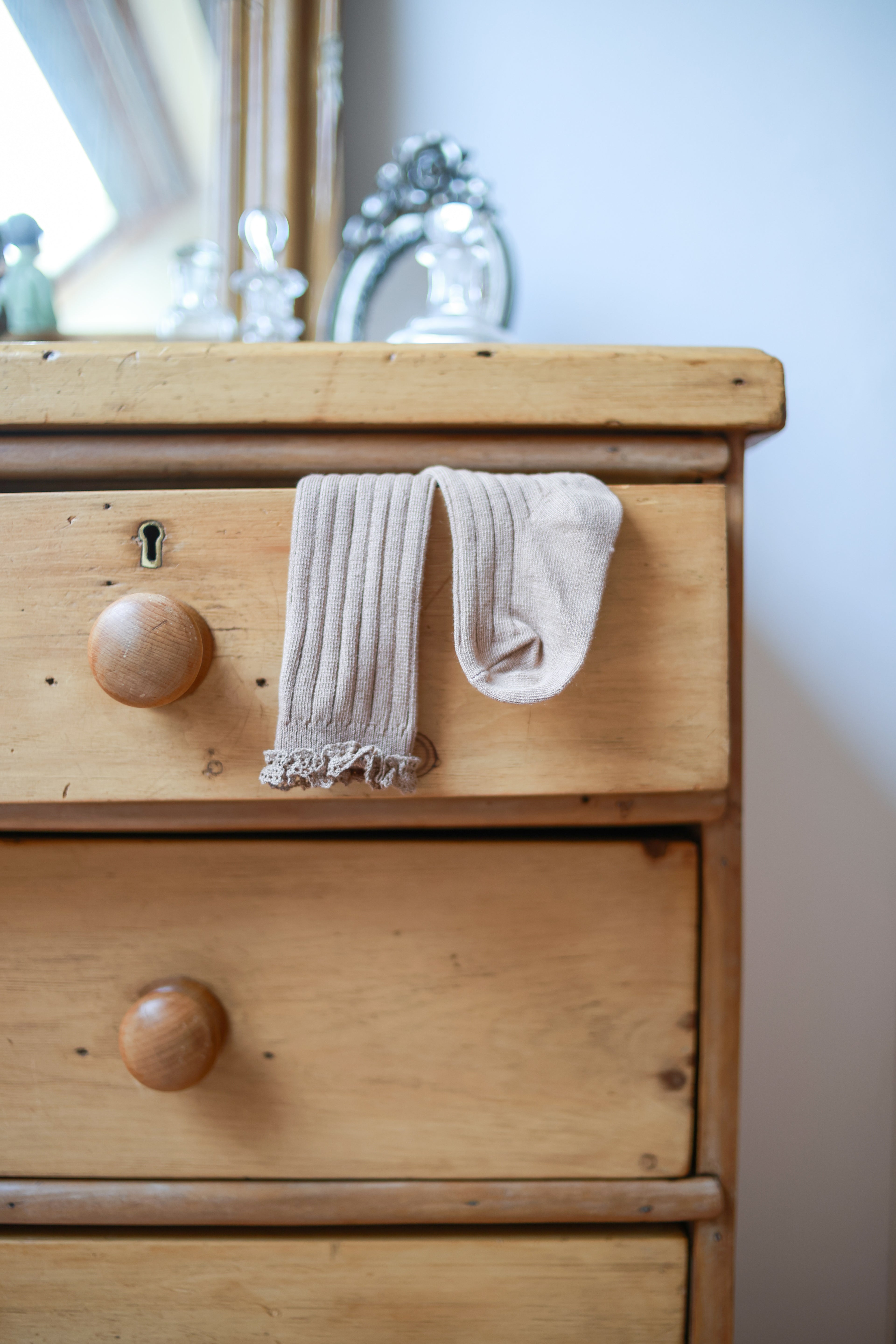 Chaussettes hautes dentelle Liv&Ciboulette