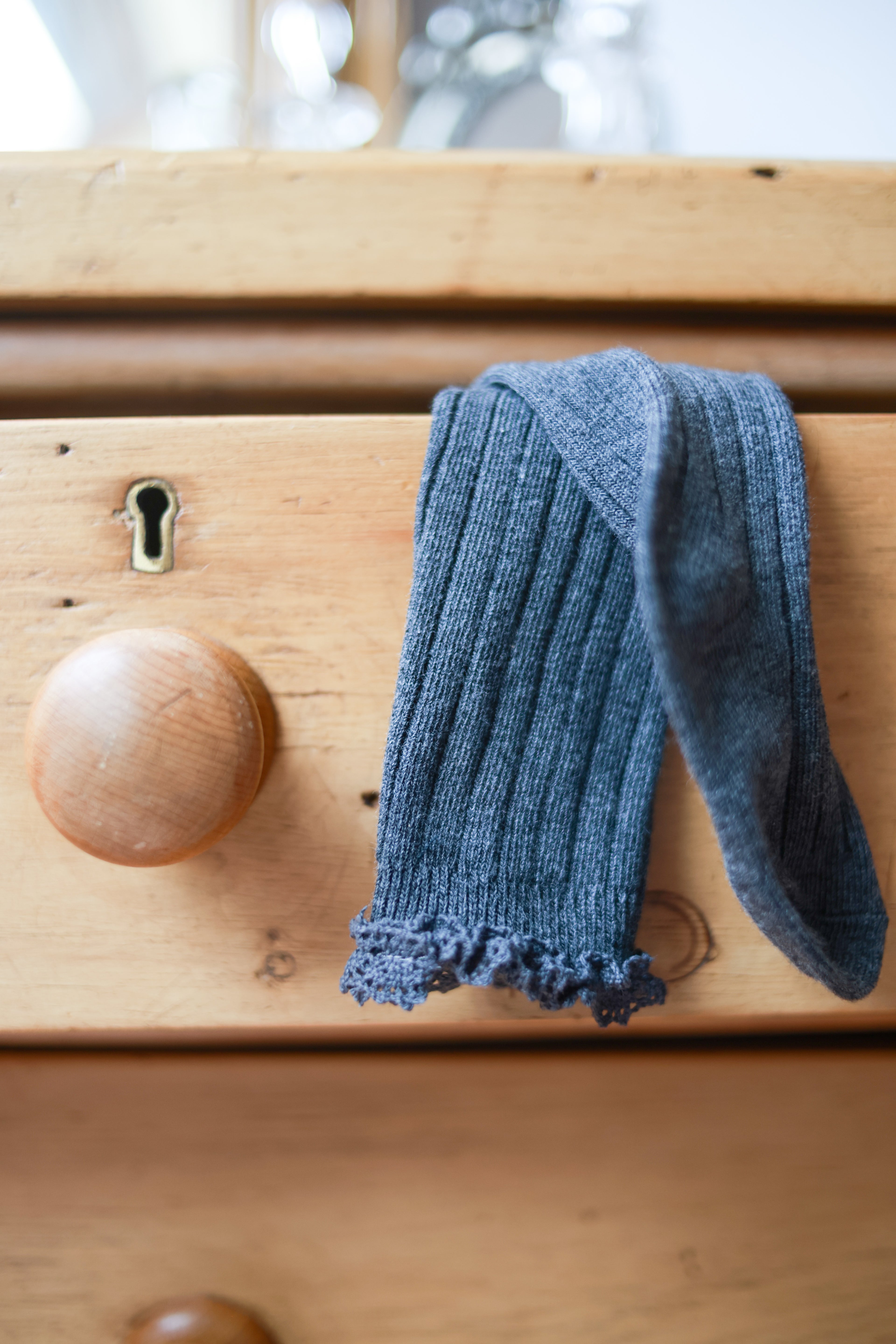 Chaussettes hautes dentelle Liv&Ciboulette