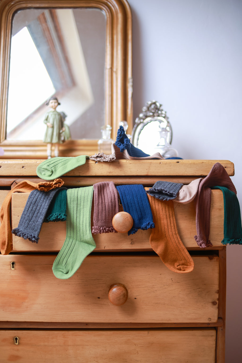 Chaussettes hautes dentelle Liv&Ciboulette