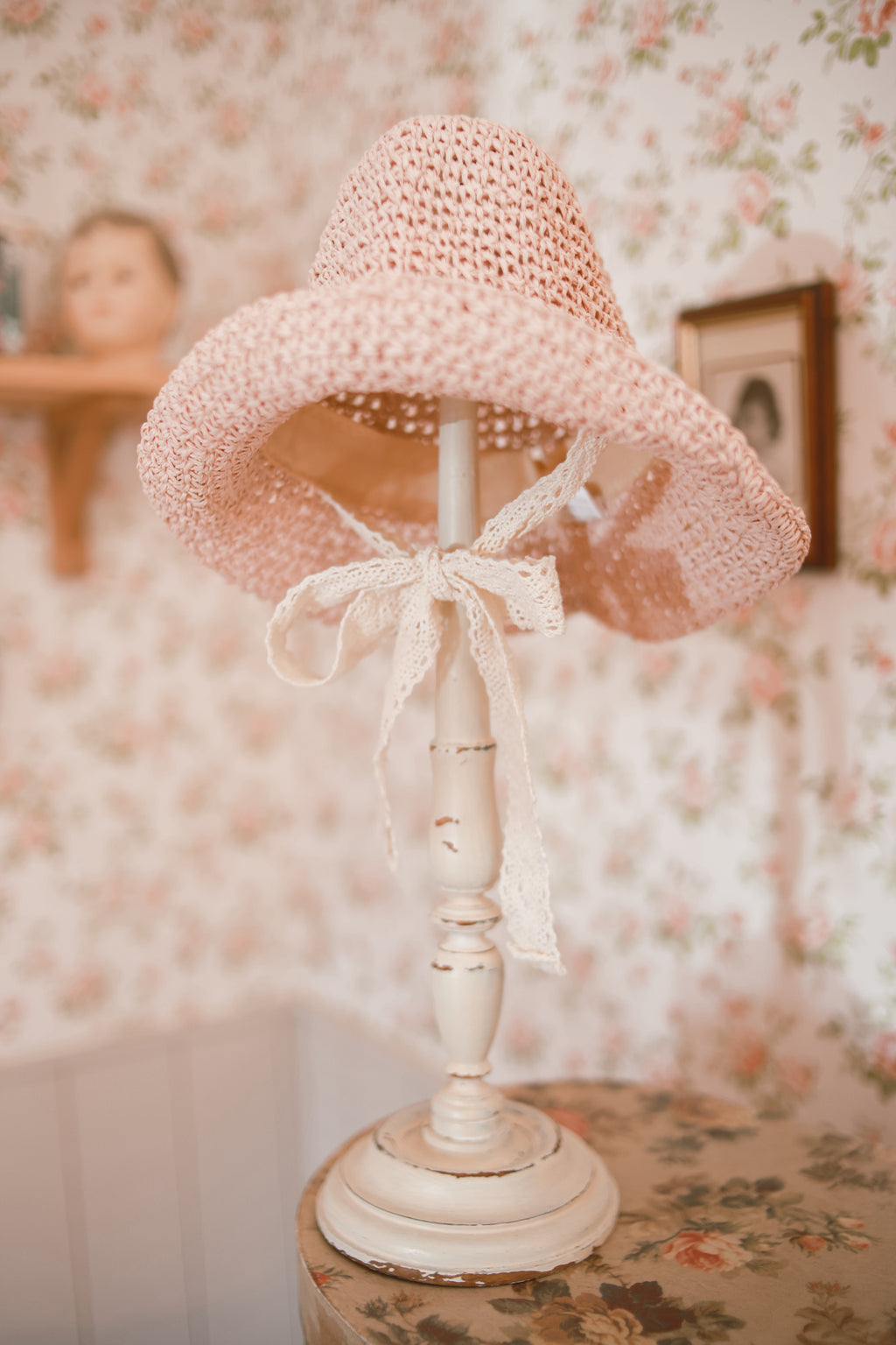 Chapeau en papier tressé Liv&Ciboulette