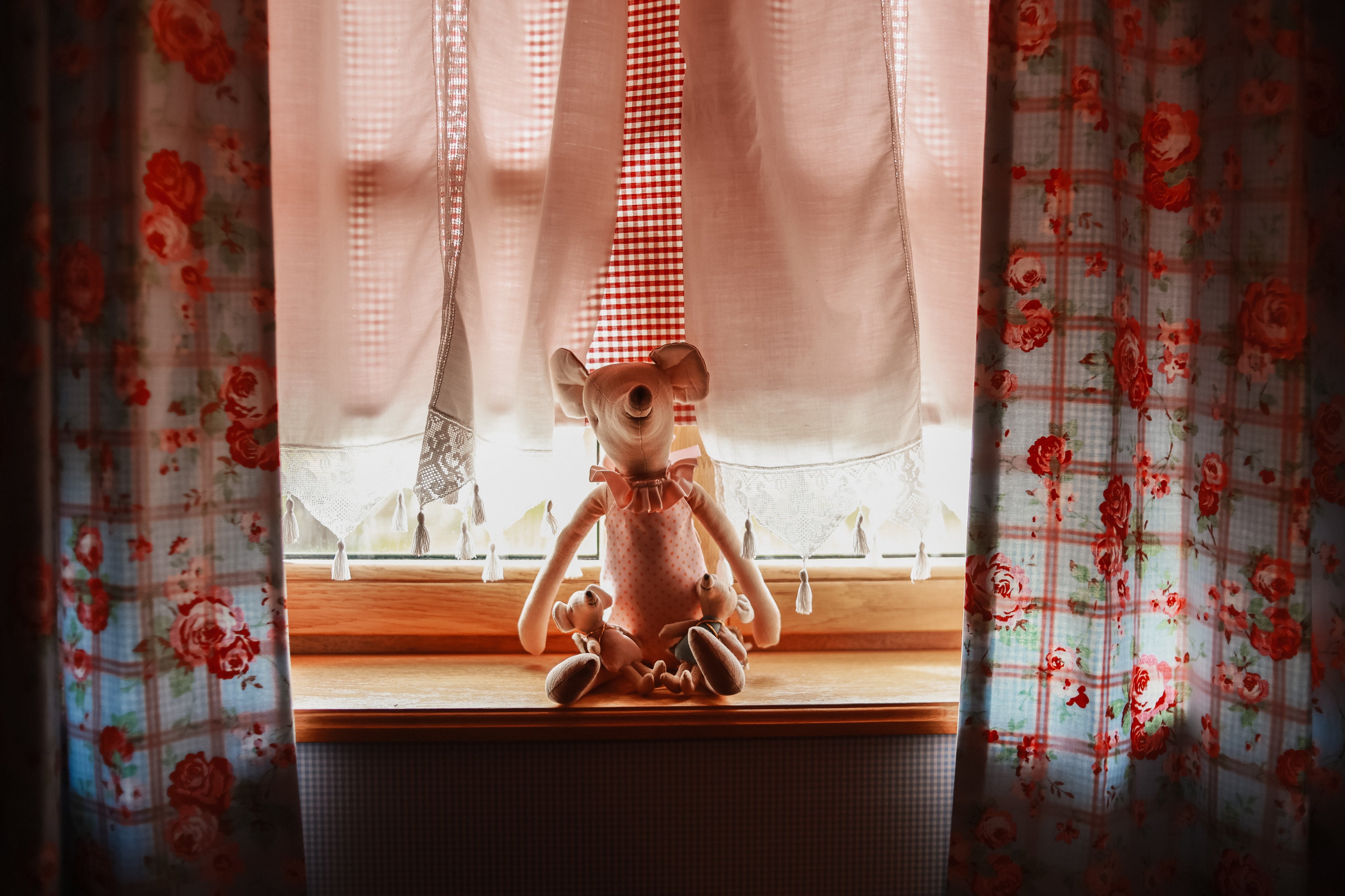Peluche souris grand modèle Liv&Ciboulette