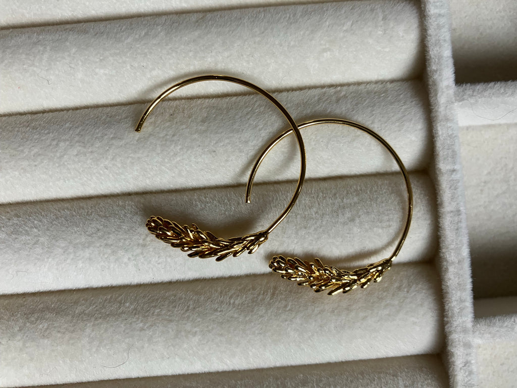 Boucles d’oreilles épi de fleurs créole Liv&Ciboulette