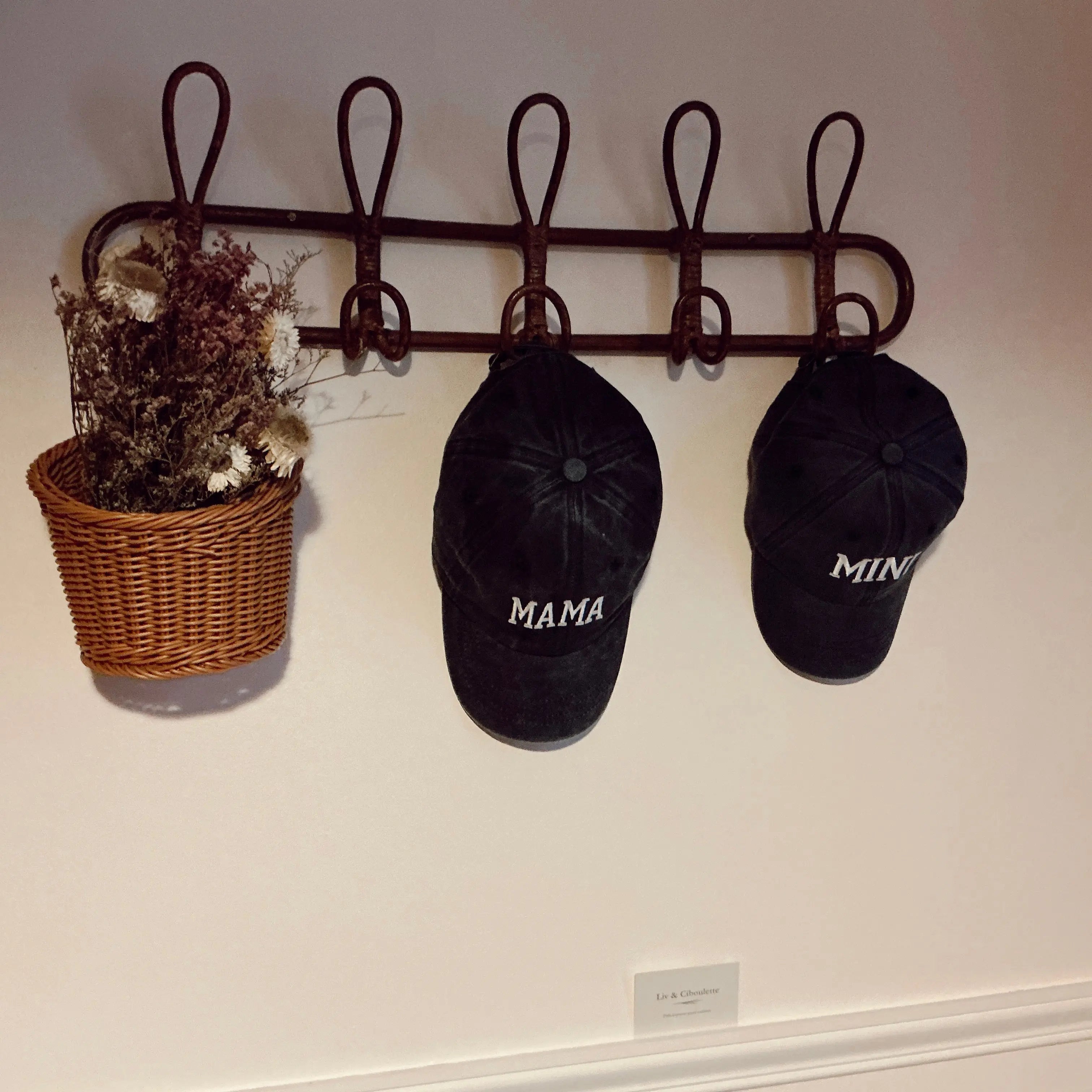 Duo casquettes matchy matchy MAMA & MINI Liv&Ciboulette