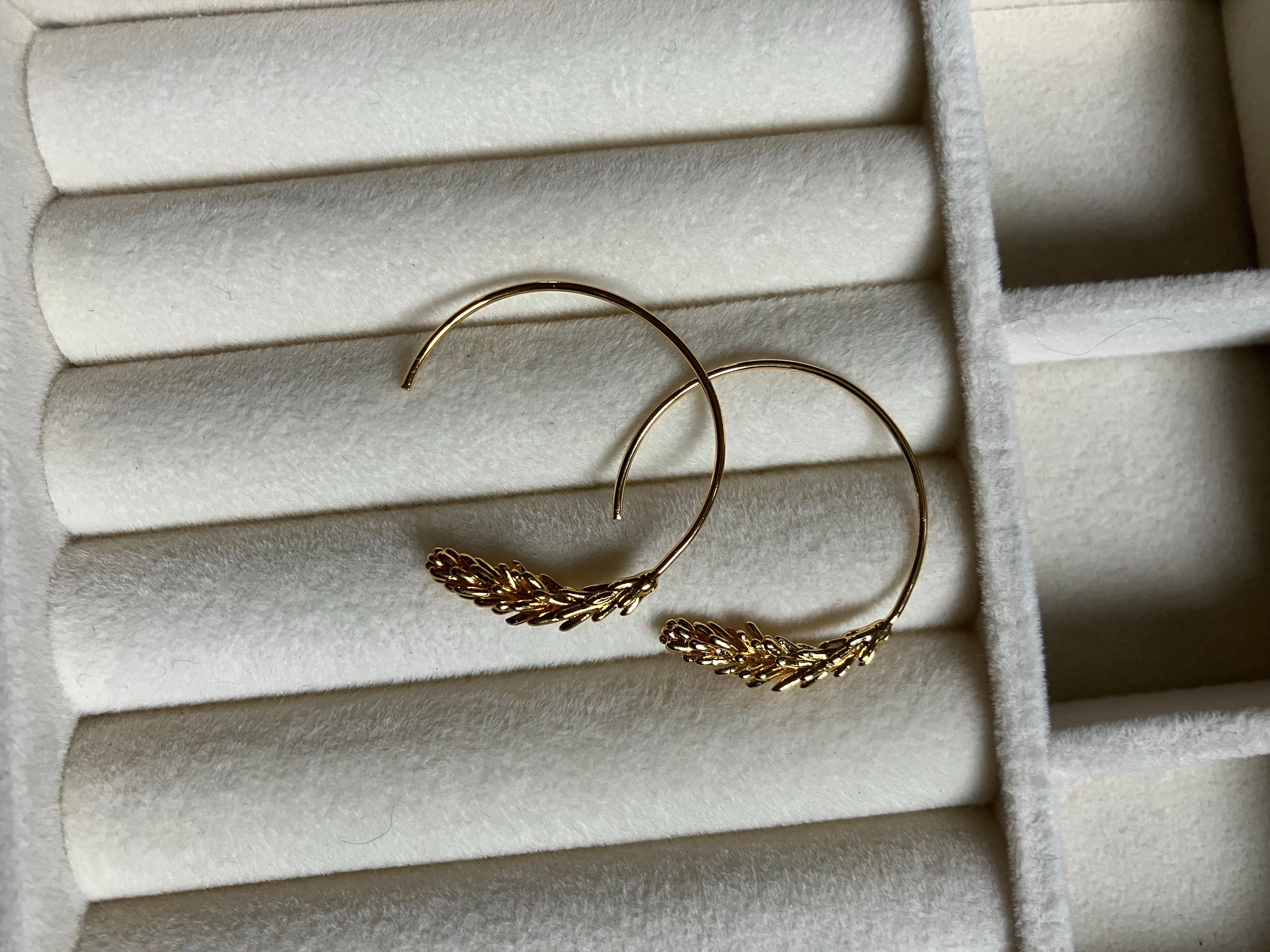 Boucles d’oreilles épi de fleurs créole Liv&Ciboulette