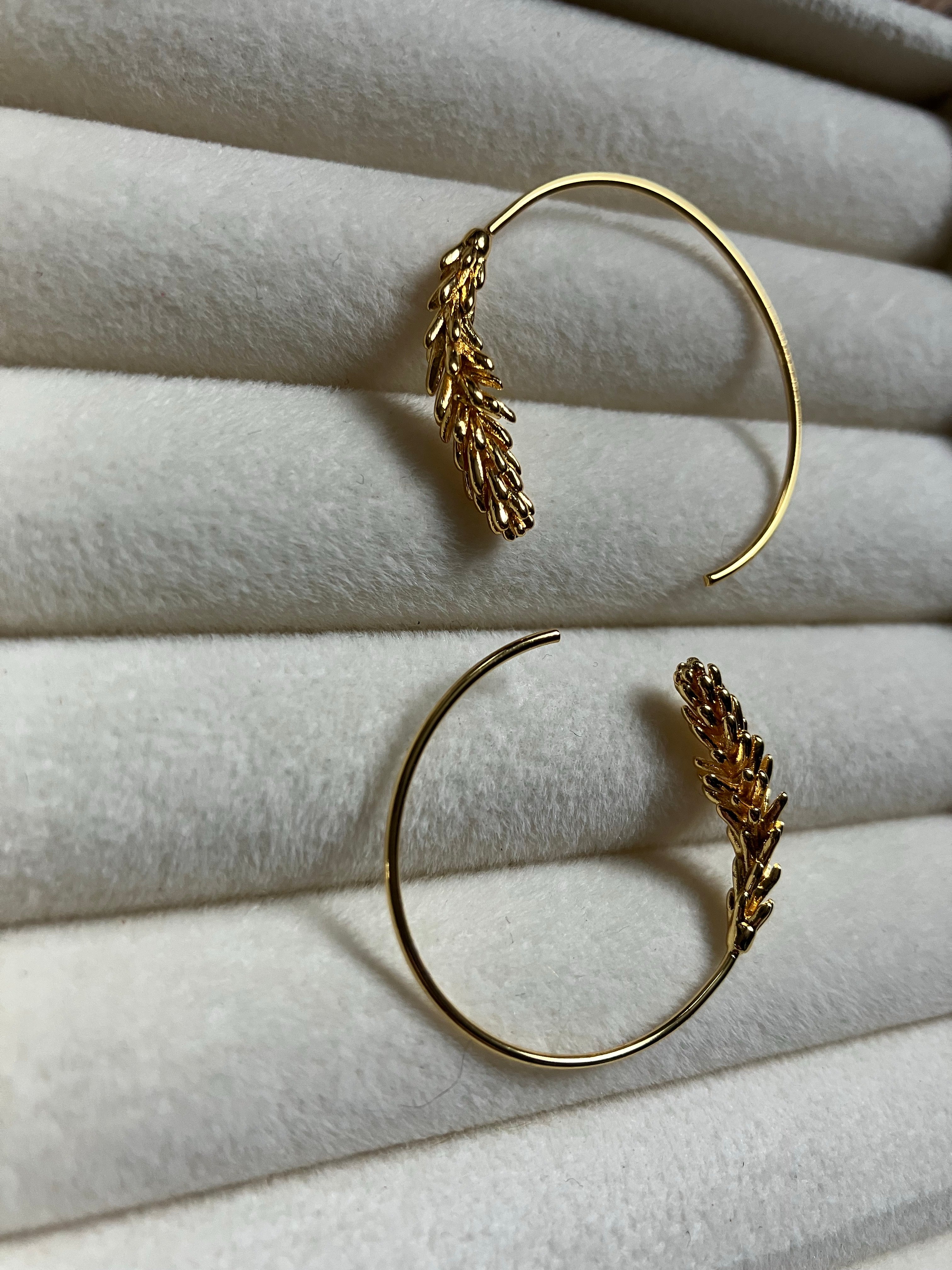 Boucles d’oreilles épi de fleurs créole Liv&Ciboulette
