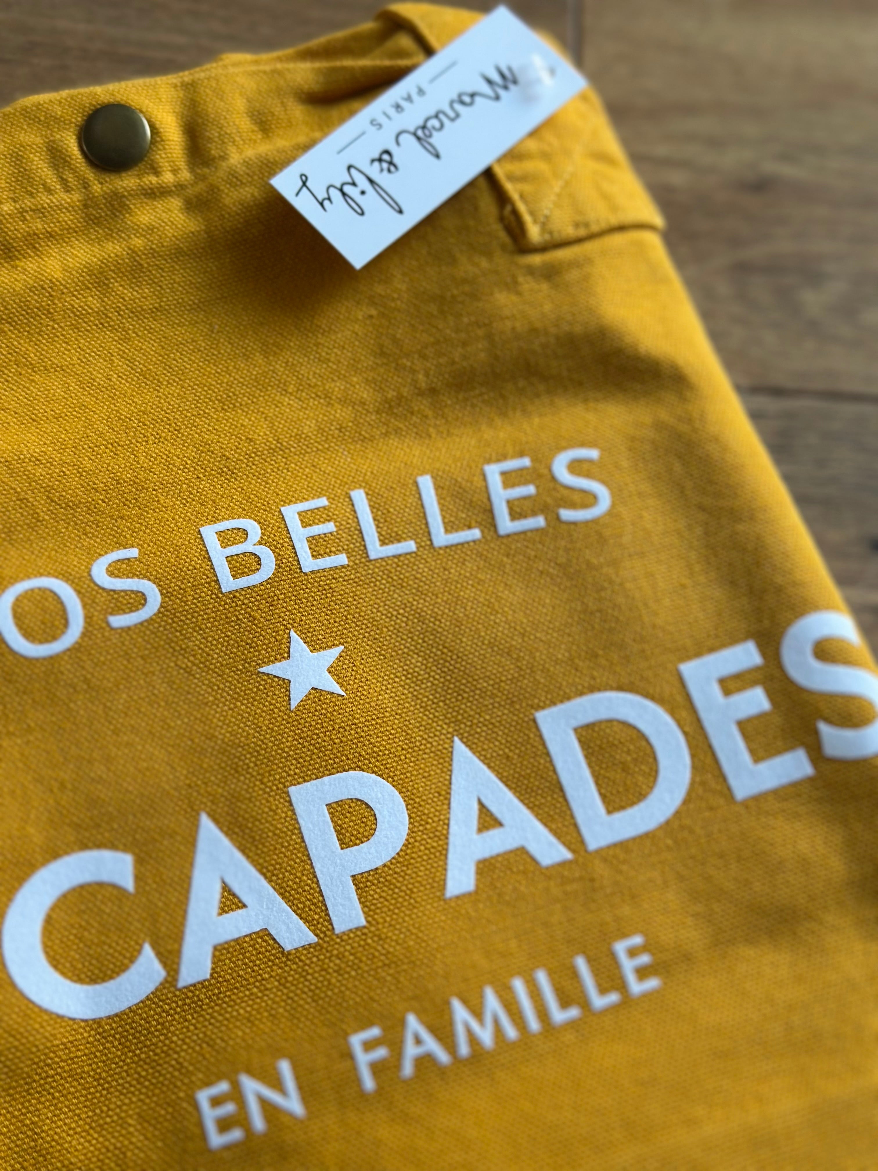 Grand sac cabas XL en toile Liv&Ciboulette