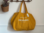 Grand sac cabas XL en toile Liv&Ciboulette