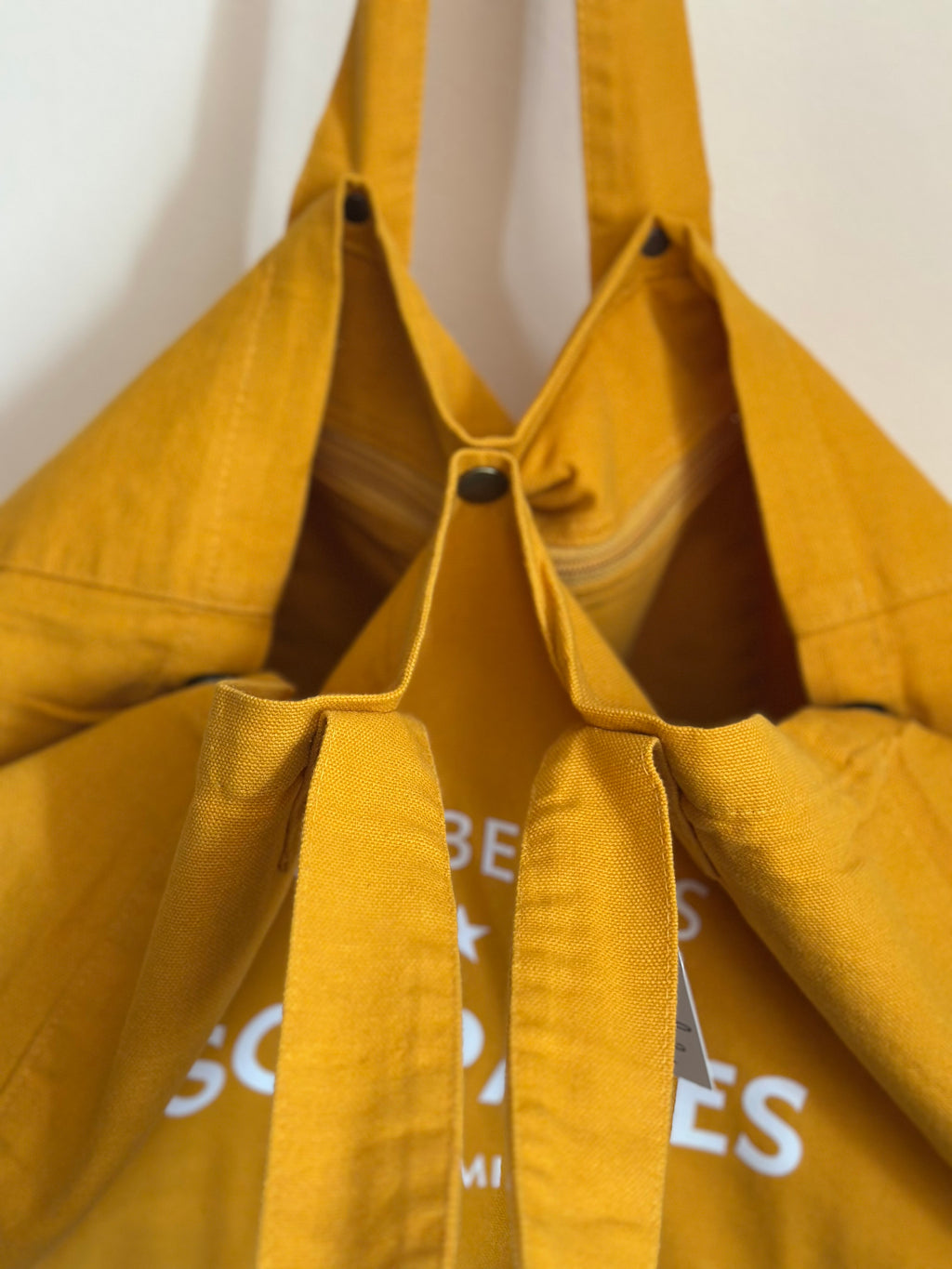 Grand sac cabas XL en toile Liv&Ciboulette