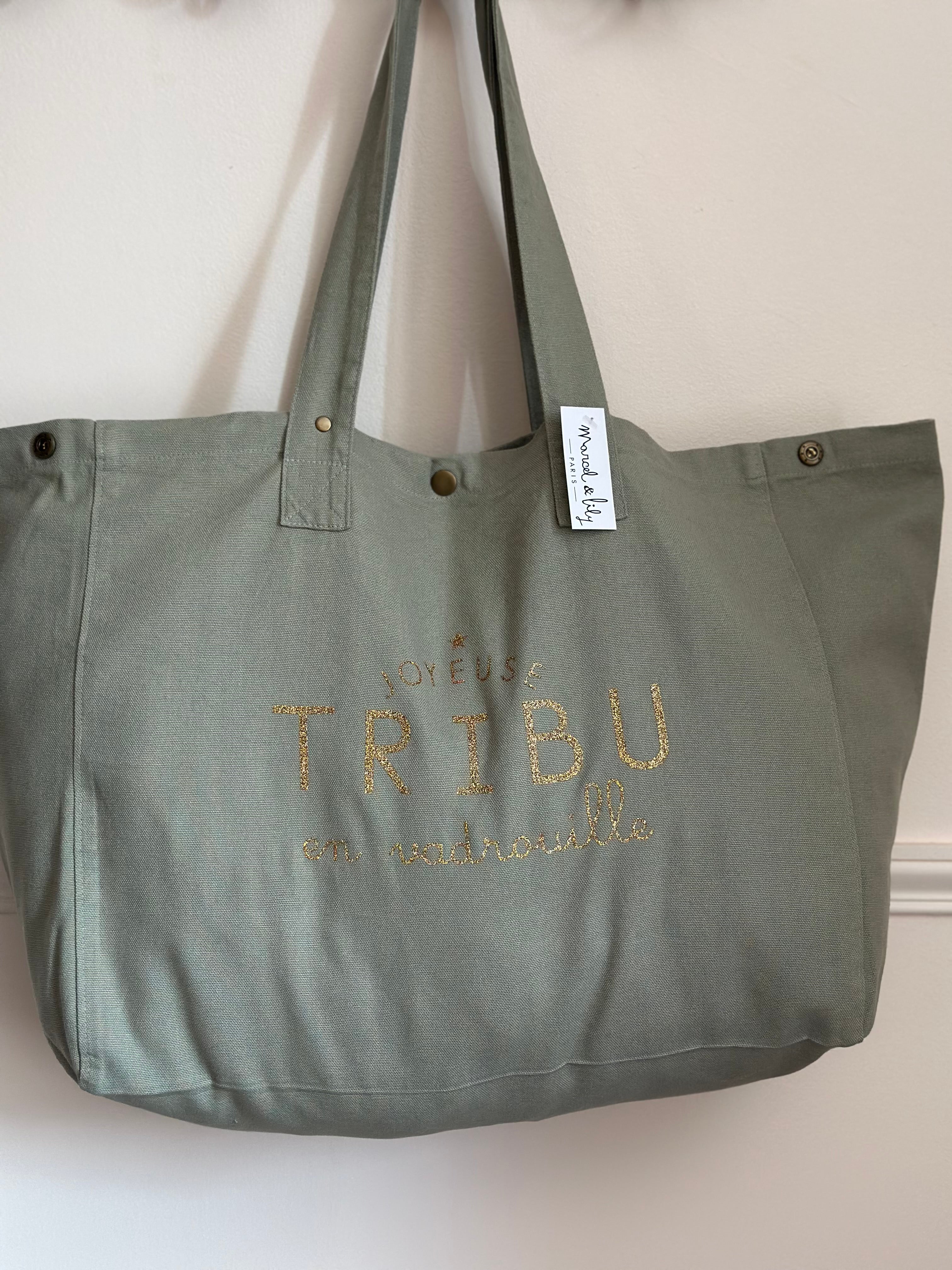 Grand sac cabas XL femme/enfant Liv&Ciboulette