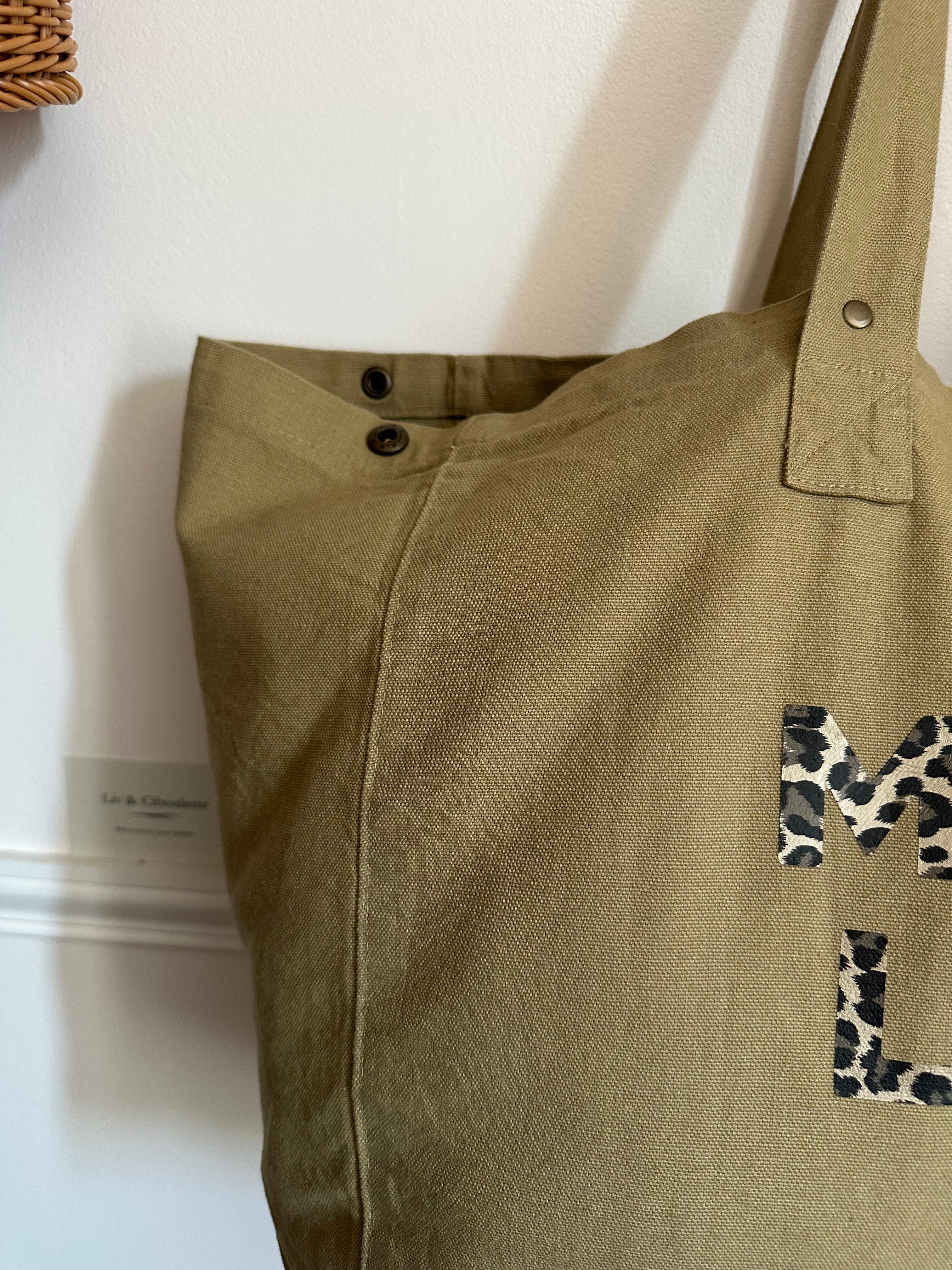 Grand sac cabas XL femme et enfant Liv&Ciboulette