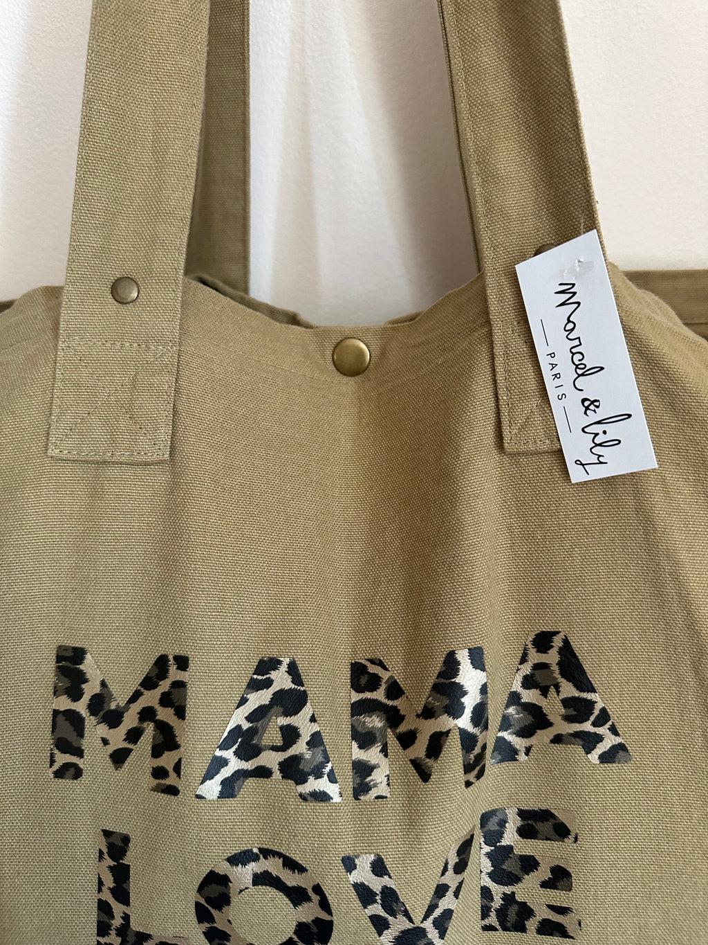 Grand sac cabas XL femme et enfant Liv&Ciboulette