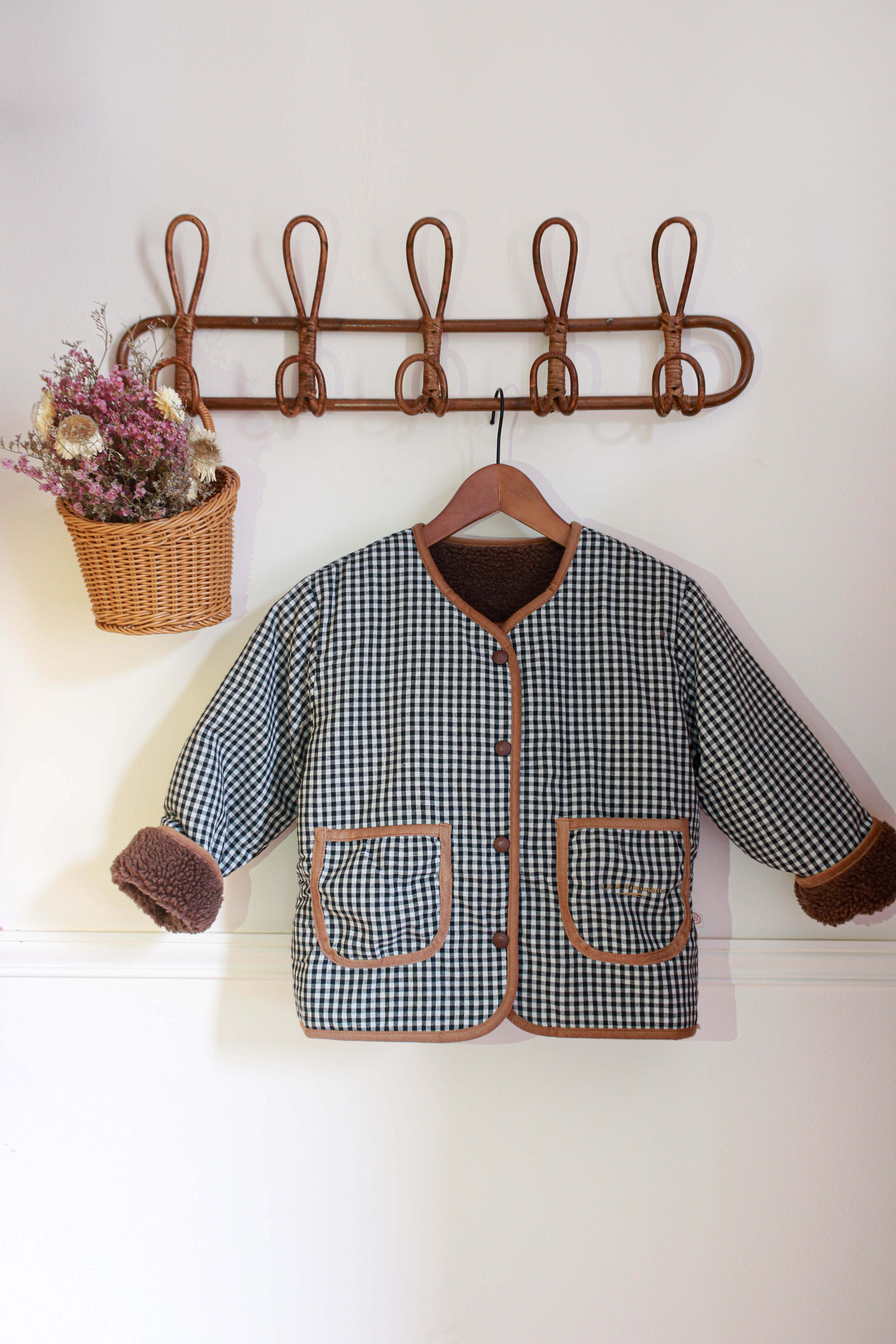 Manteau sherpa Marron Liv&Ciboulette