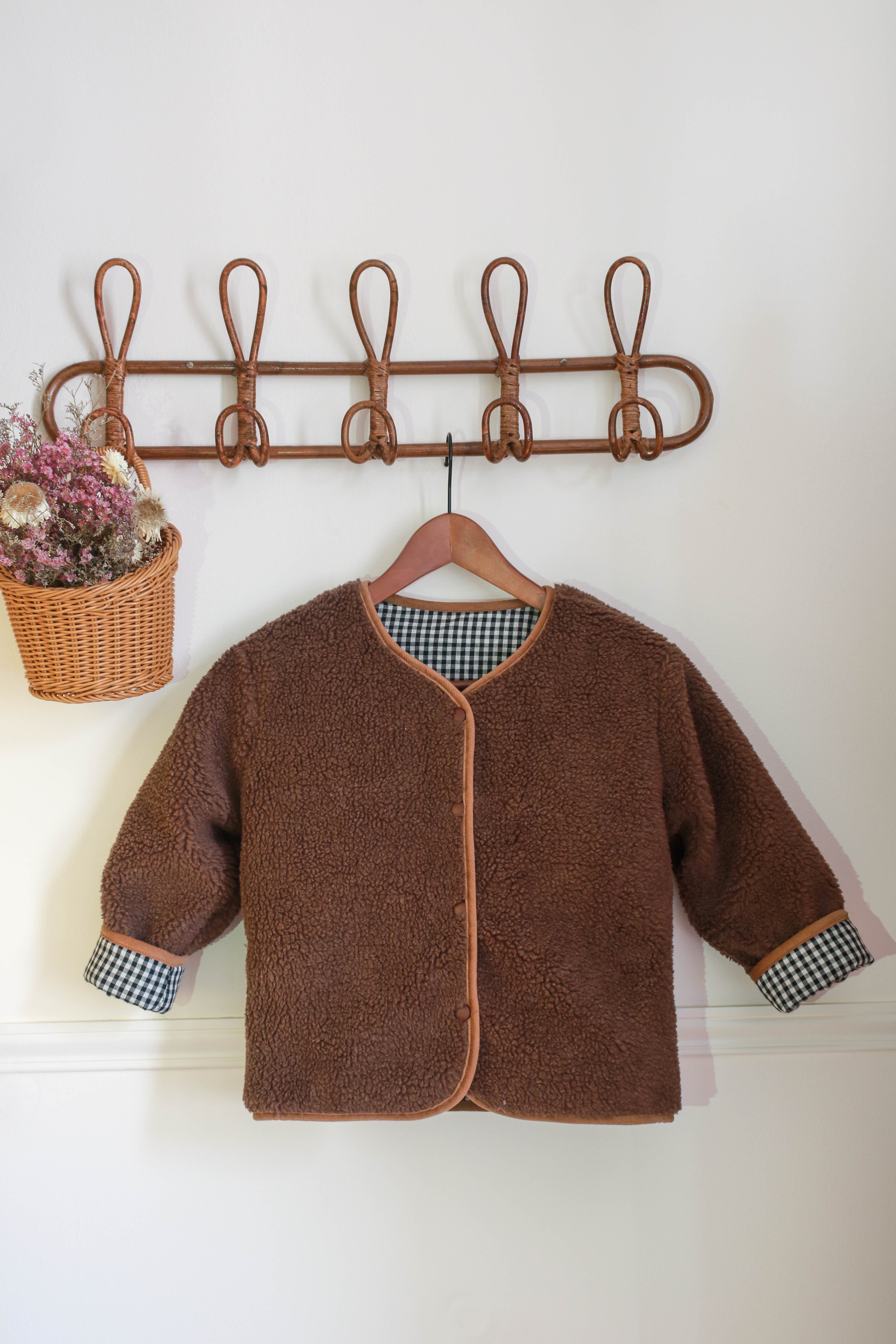 Manteau sherpa Marron Liv&Ciboulette