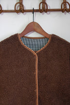 Manteau sherpa Marron Liv&Ciboulette