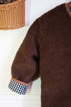 Manteau sherpa Marron Liv&Ciboulette