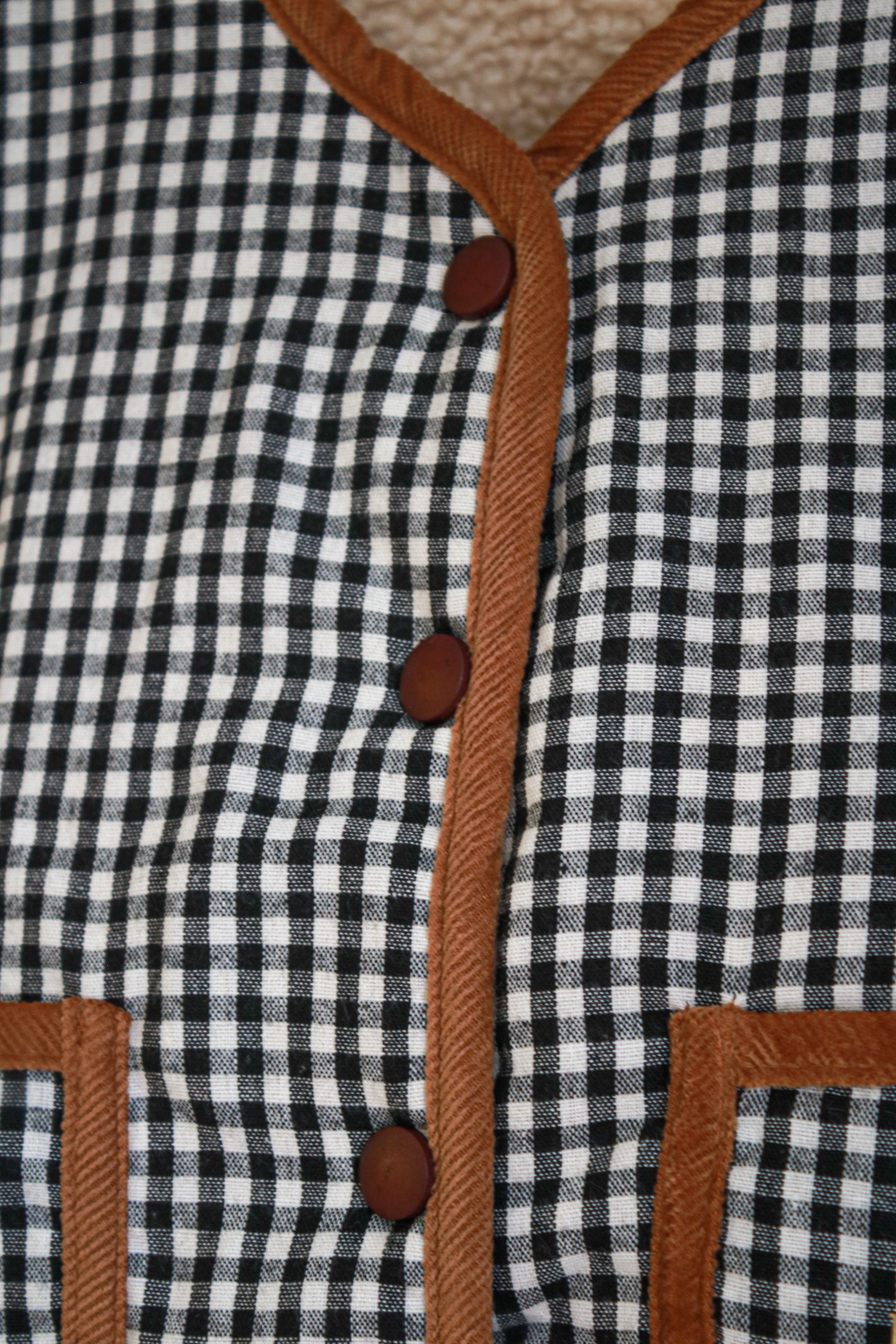 Manteau sherpa Marron Liv&Ciboulette