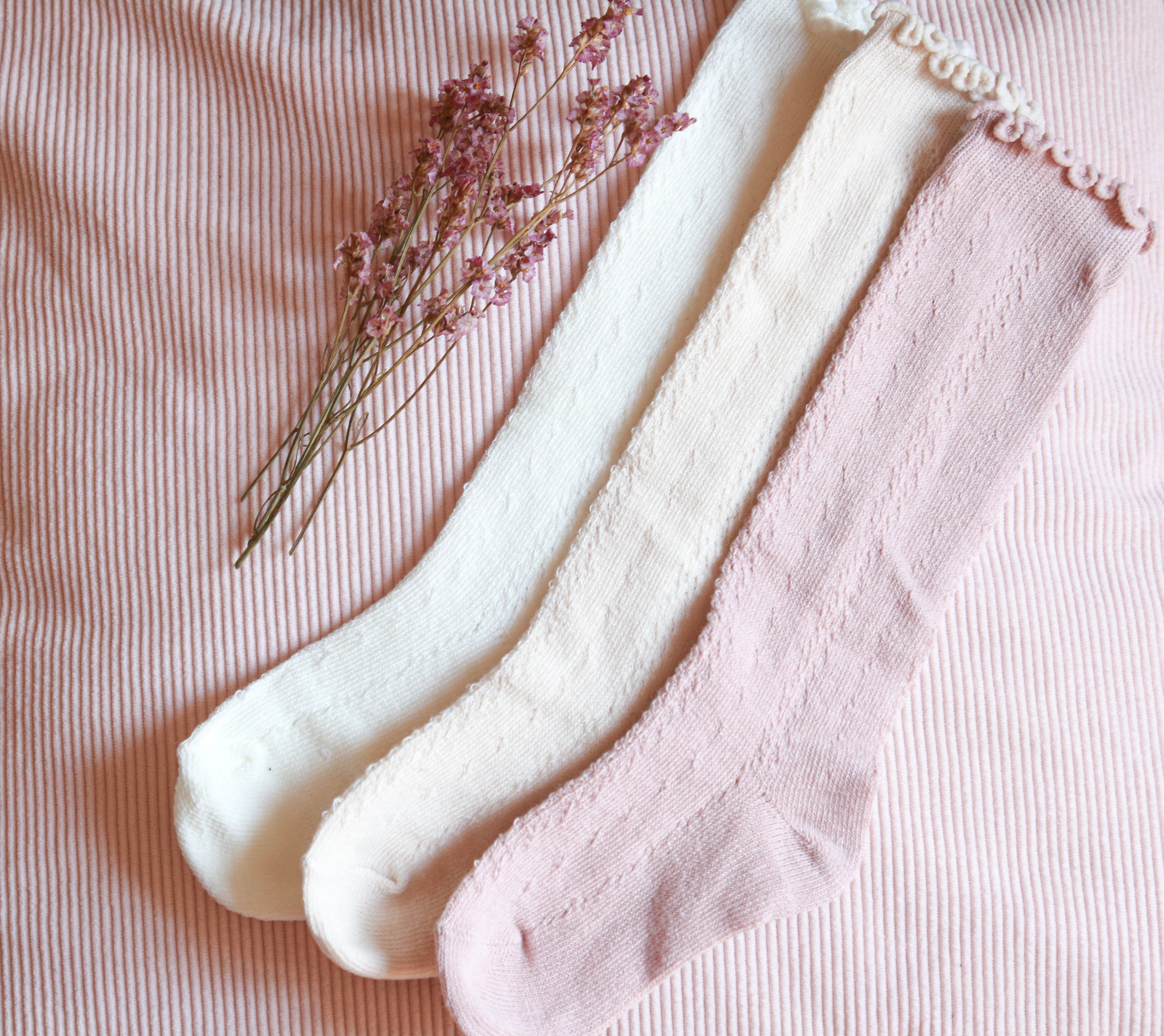 Chaussettes hautes petite fille Liv&Ciboulette