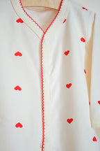 Pyjama bébé cœurs Liv&Ciboulette