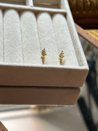 Boucles d’oreilles feuille femme Liv&Ciboulette