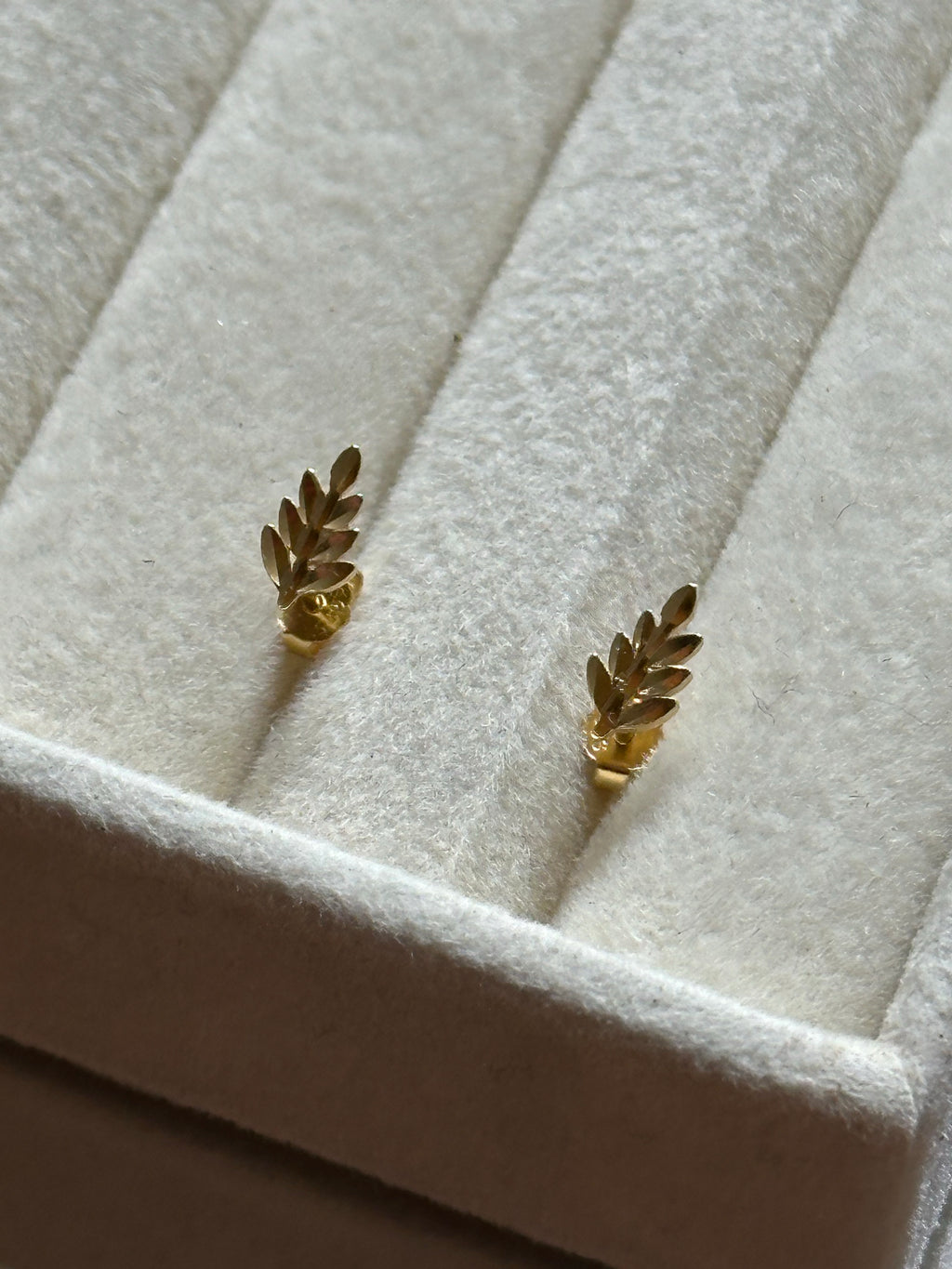 Boucles d’oreilles feuille femme Liv&Ciboulette