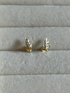 Boucles d’oreilles feuille femme Liv&Ciboulette