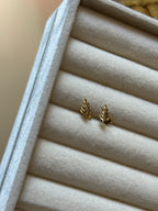 Boucles d’oreilles feuille femme Liv&Ciboulette