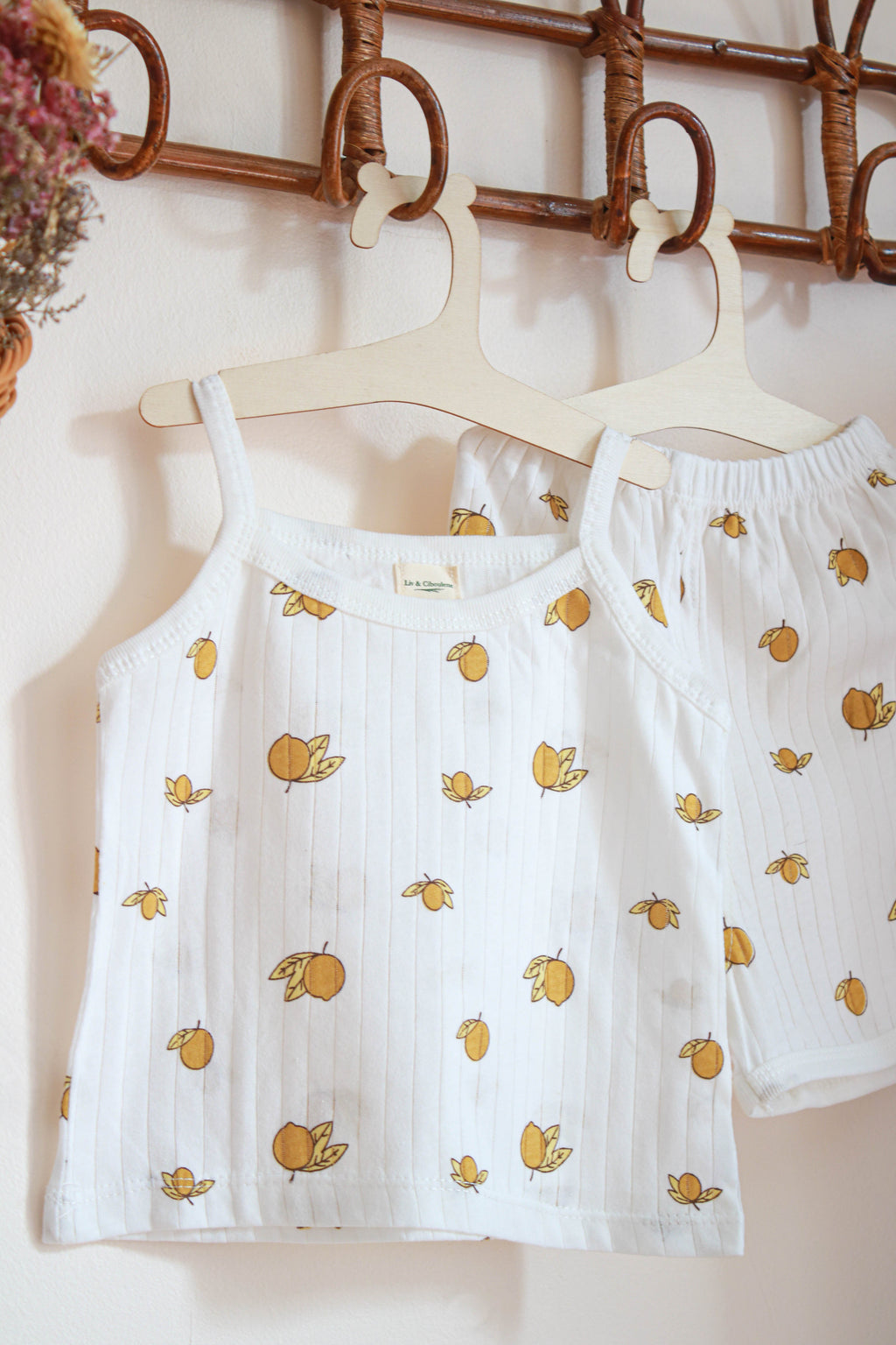 Pyjama été petite fille Liv&Ciboulette