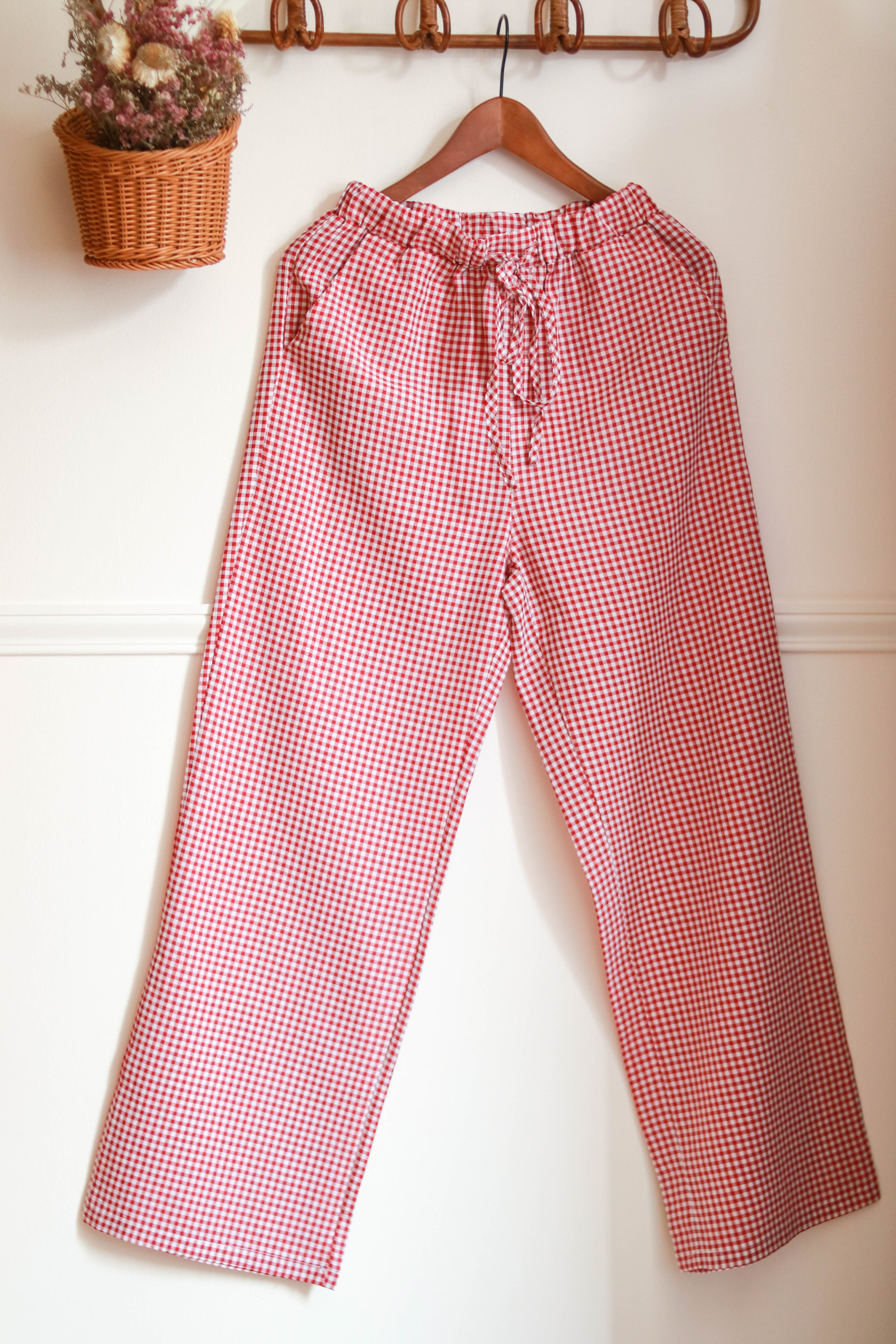 Pantalon vichy large Liv&Ciboulette