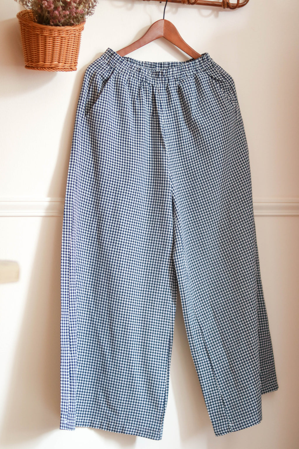 Pantalon vichy extra large Liv&Ciboulette