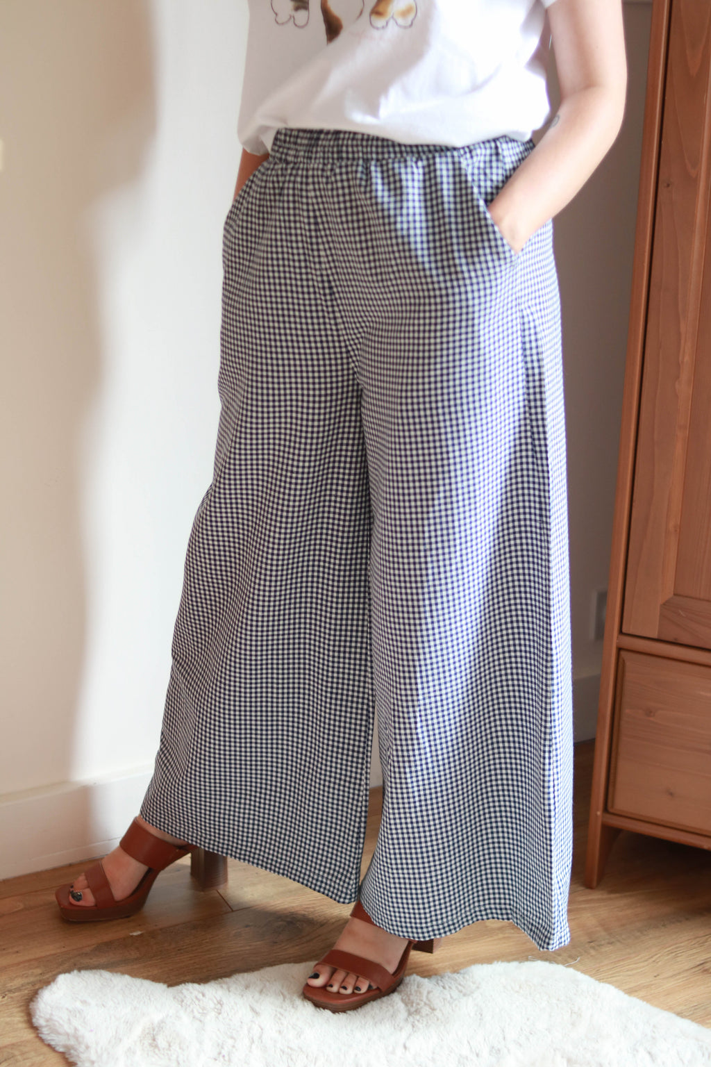 Pantalon vichy extra large Liv&Ciboulette