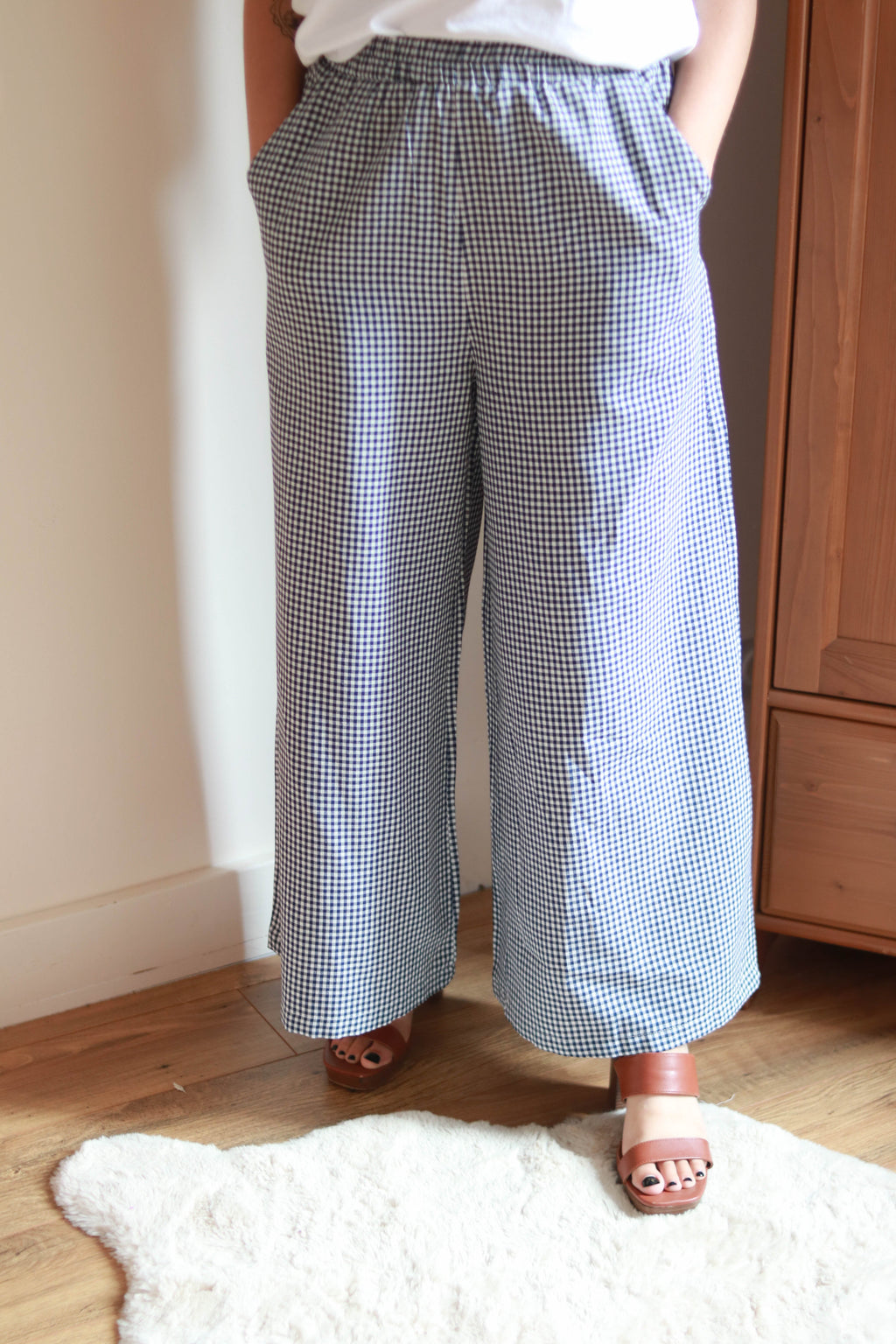 Pantalon vichy extra large Liv&Ciboulette