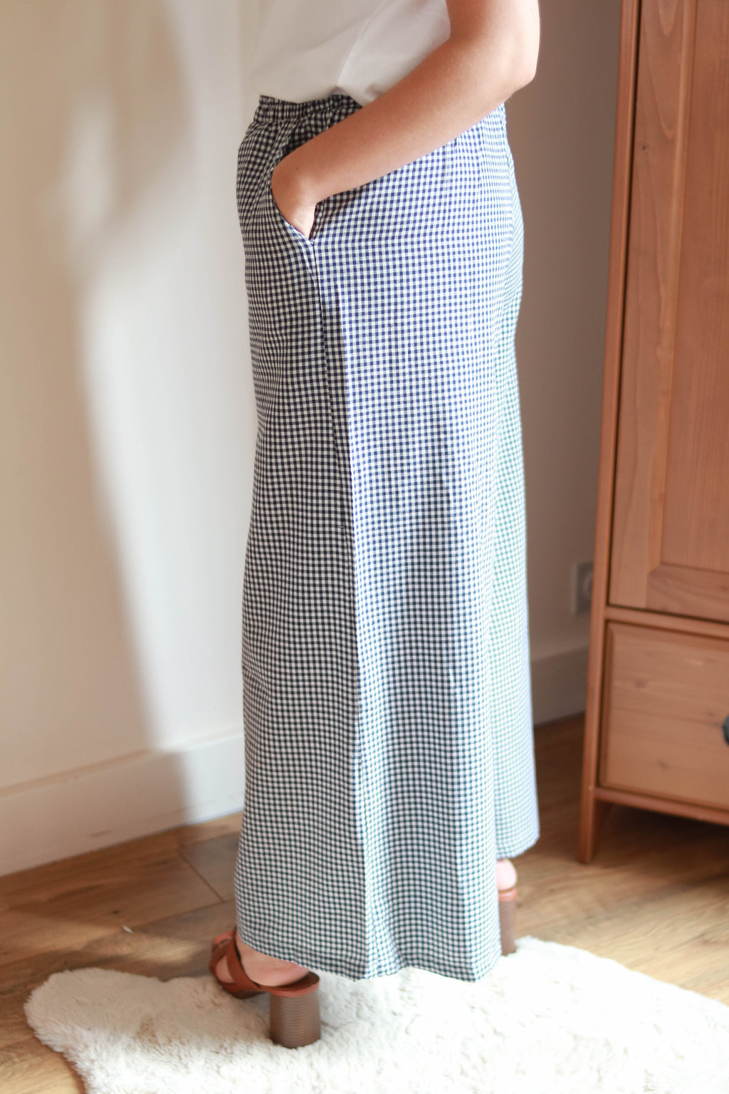 Pantalon vichy extra large Liv&Ciboulette