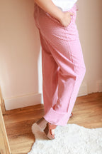Pantalon vichy large Liv&Ciboulette