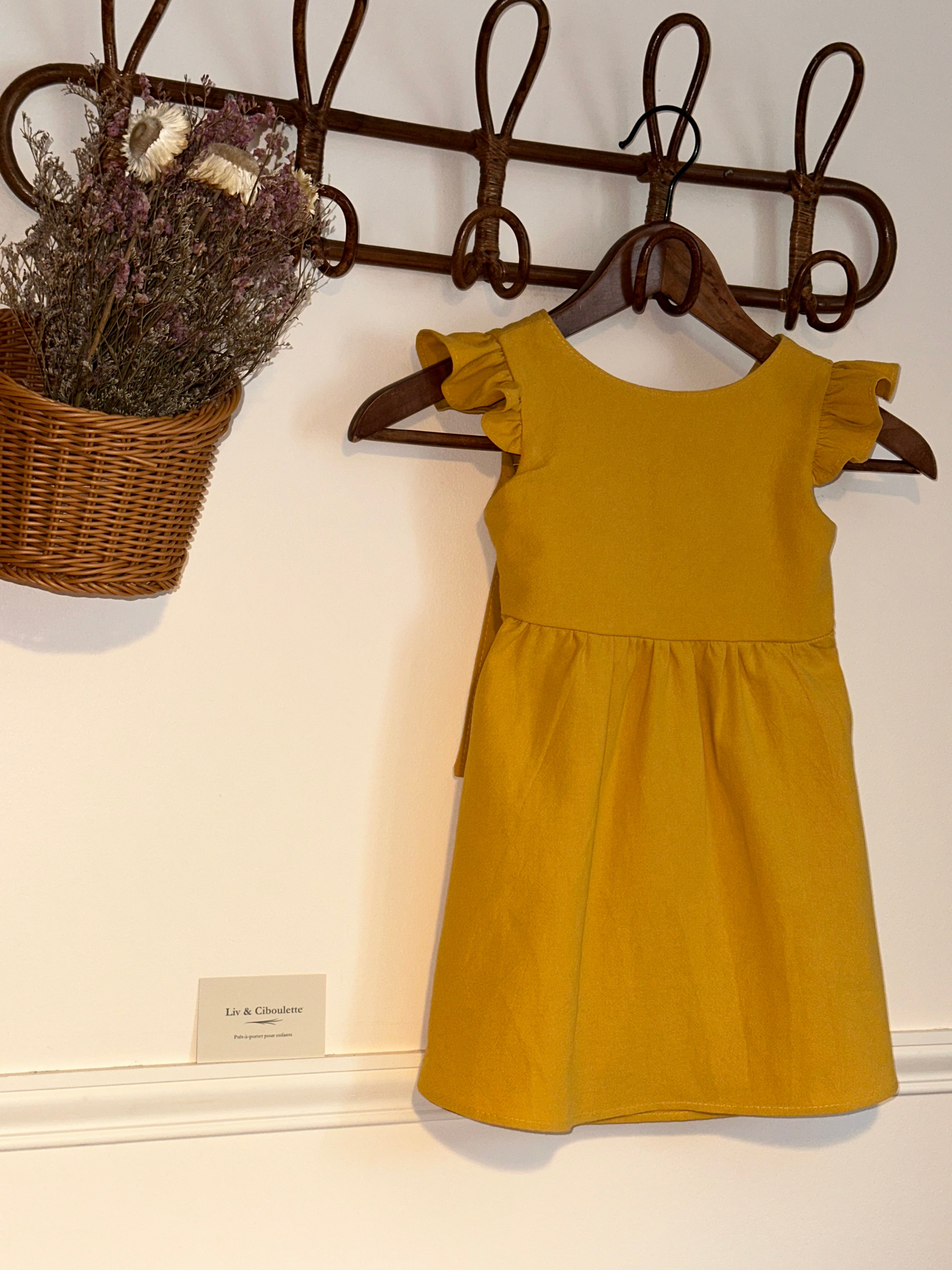 Robe dos nu noeud Liv&Ciboulette