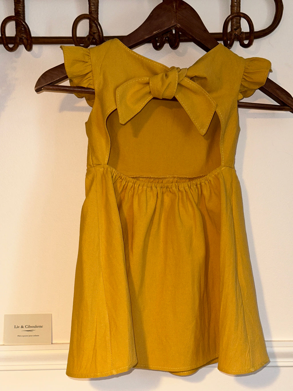 Robe dos nu noeud Liv&Ciboulette