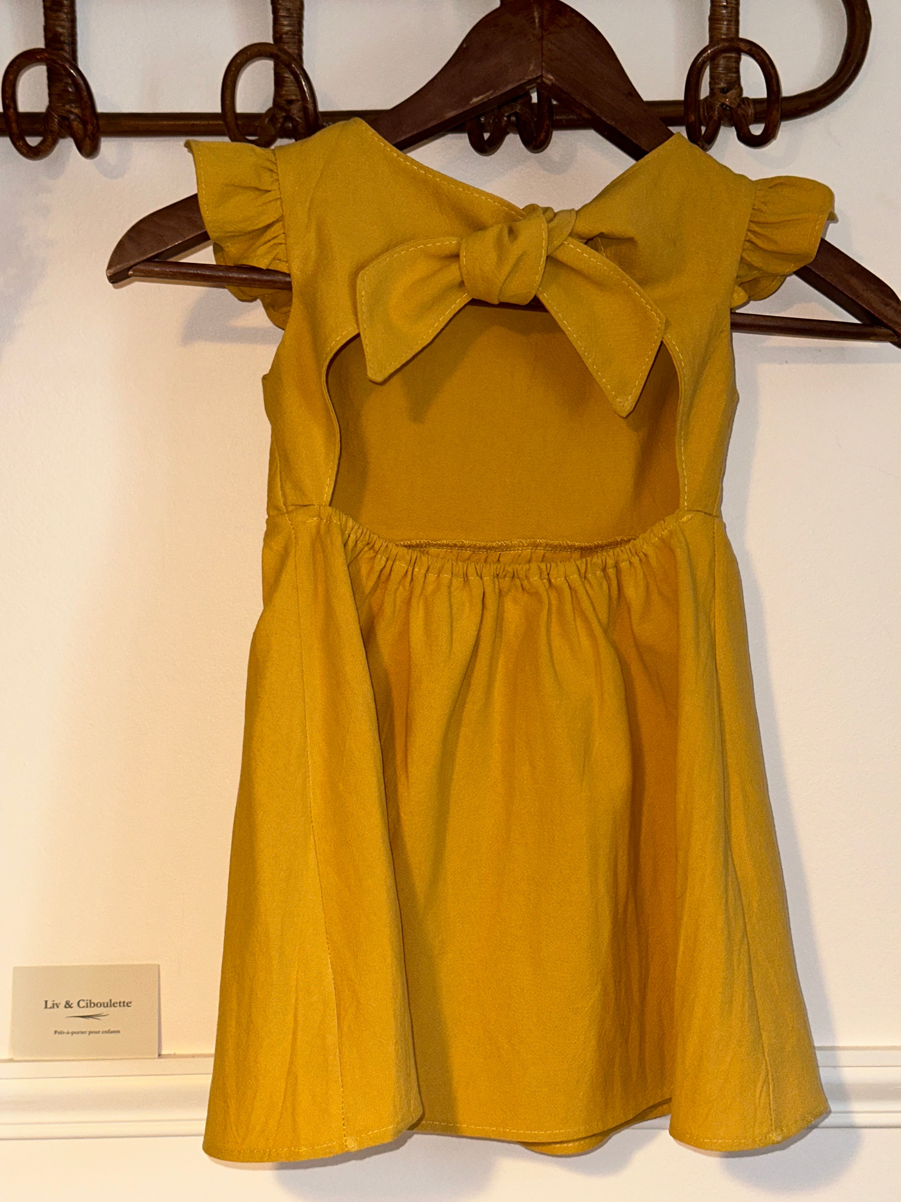 Robe dos nu noeud Liv&Ciboulette