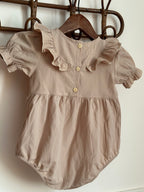 Combinaison bloomer été beige Liv&Ciboulette