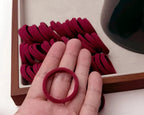 Lot de 10 élastiques bordeaux Liv&Ciboulette