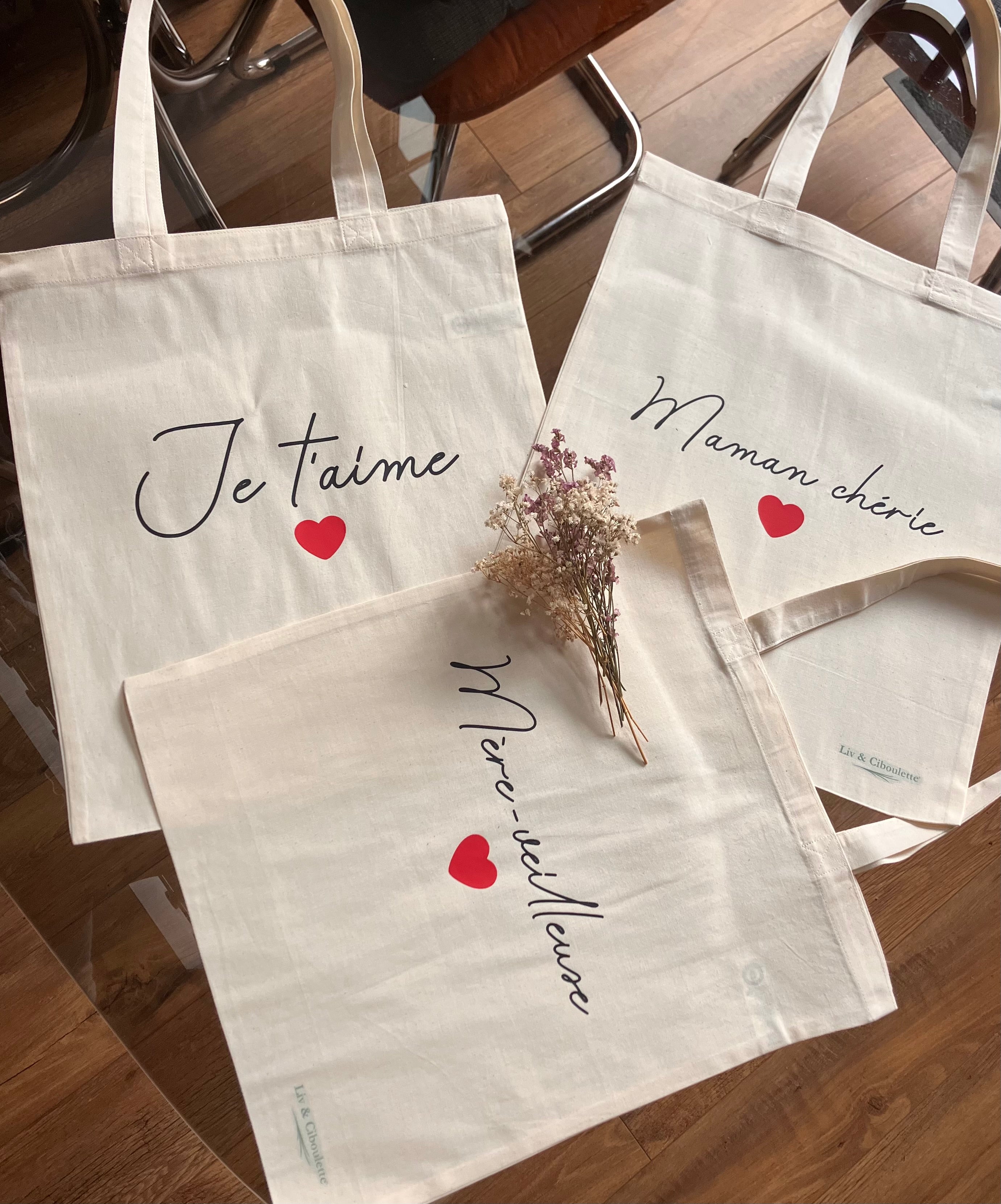 Tote Bag fête des mères Liv&Ciboulette