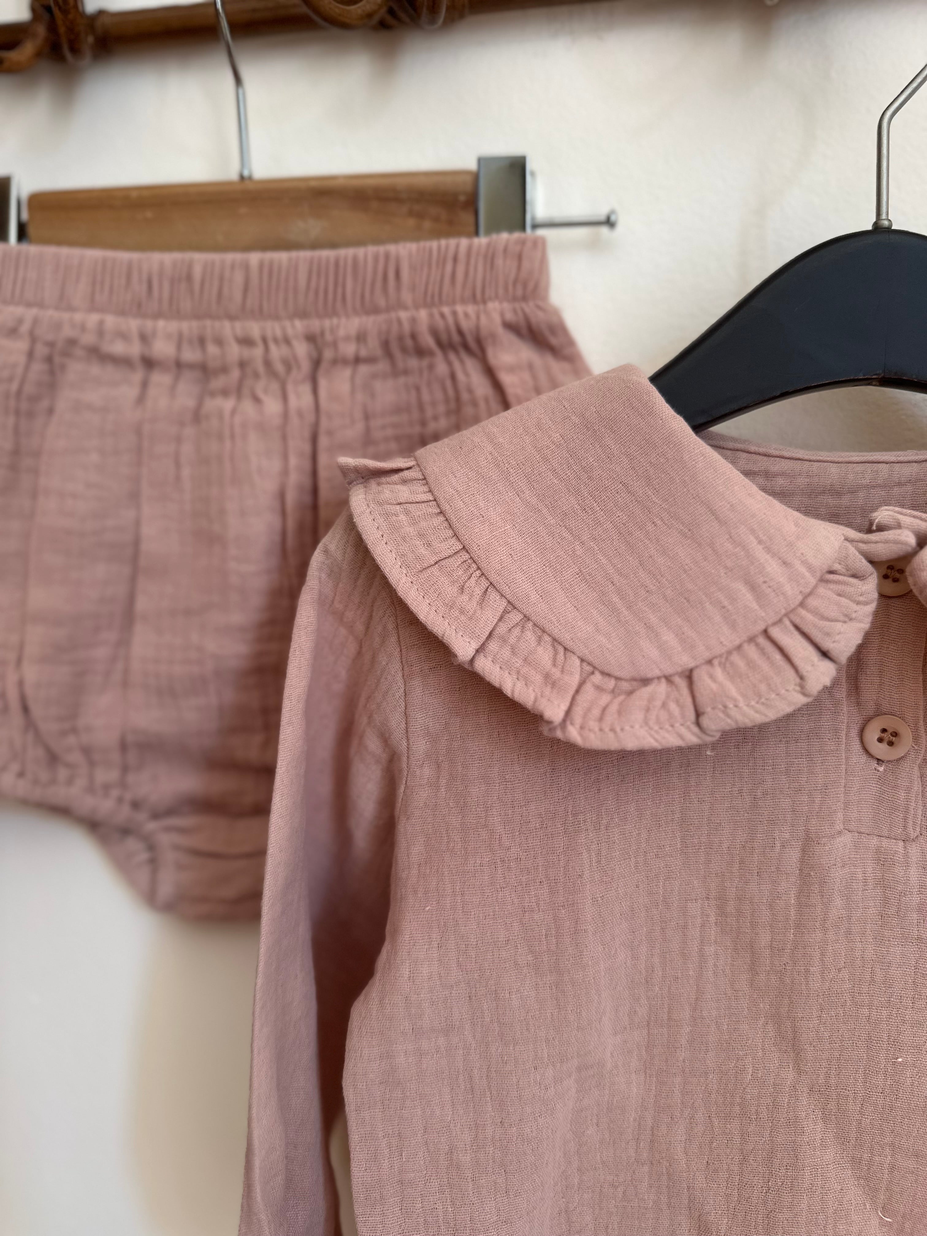 Ensemble Julia gaze de coton Liv&Ciboulette