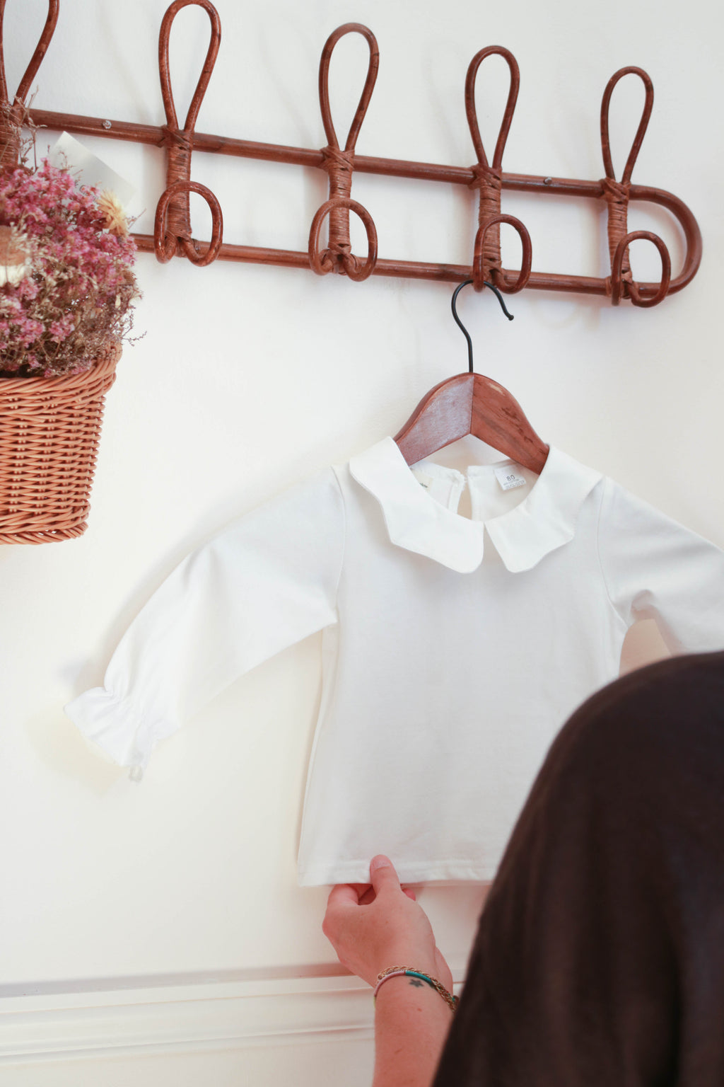 Polo manches longues col Claudine Liv&Ciboulette