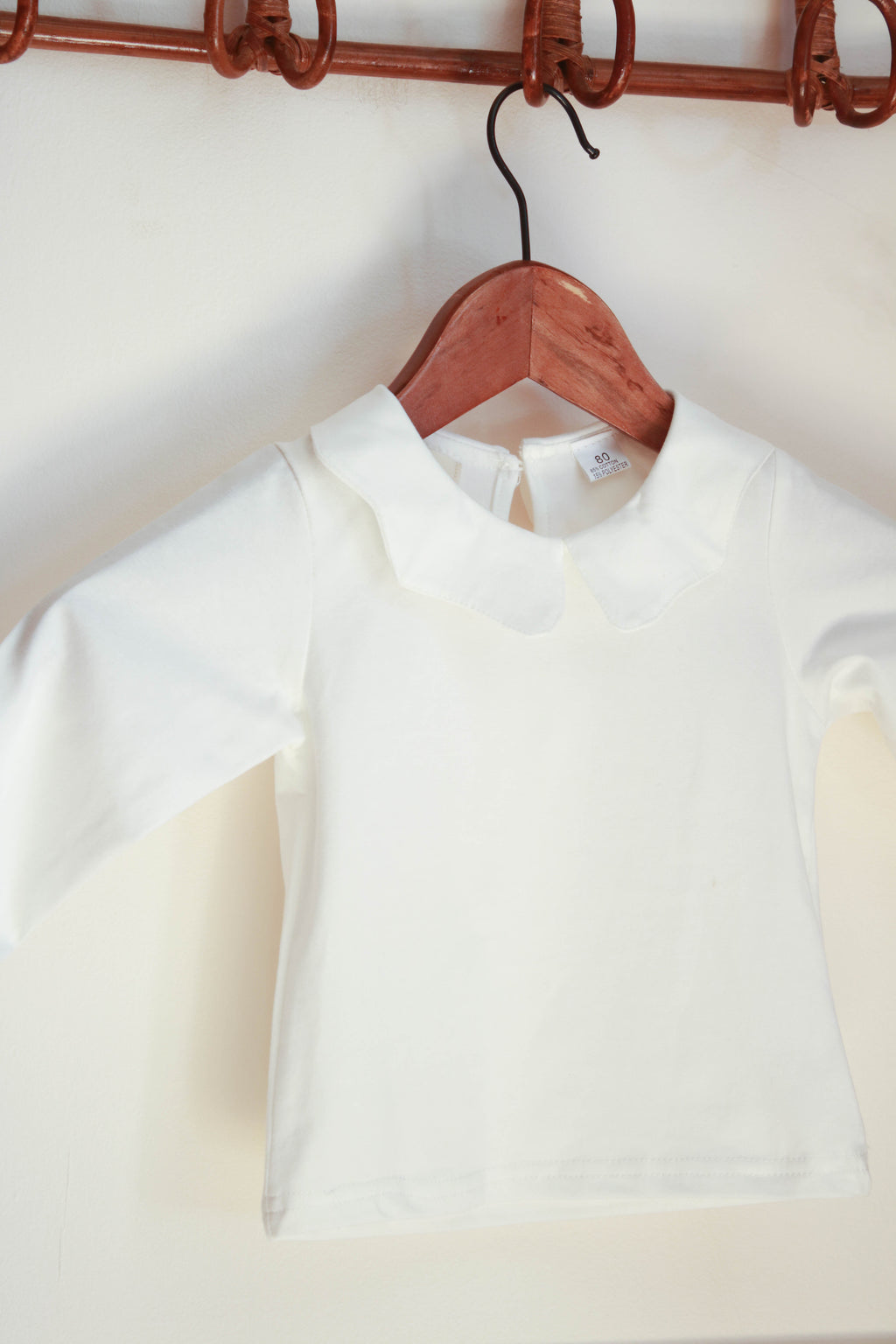 Polo manches longues col Claudine Liv&Ciboulette