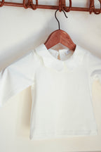 Polo manches longues col Claudine Liv&Ciboulette