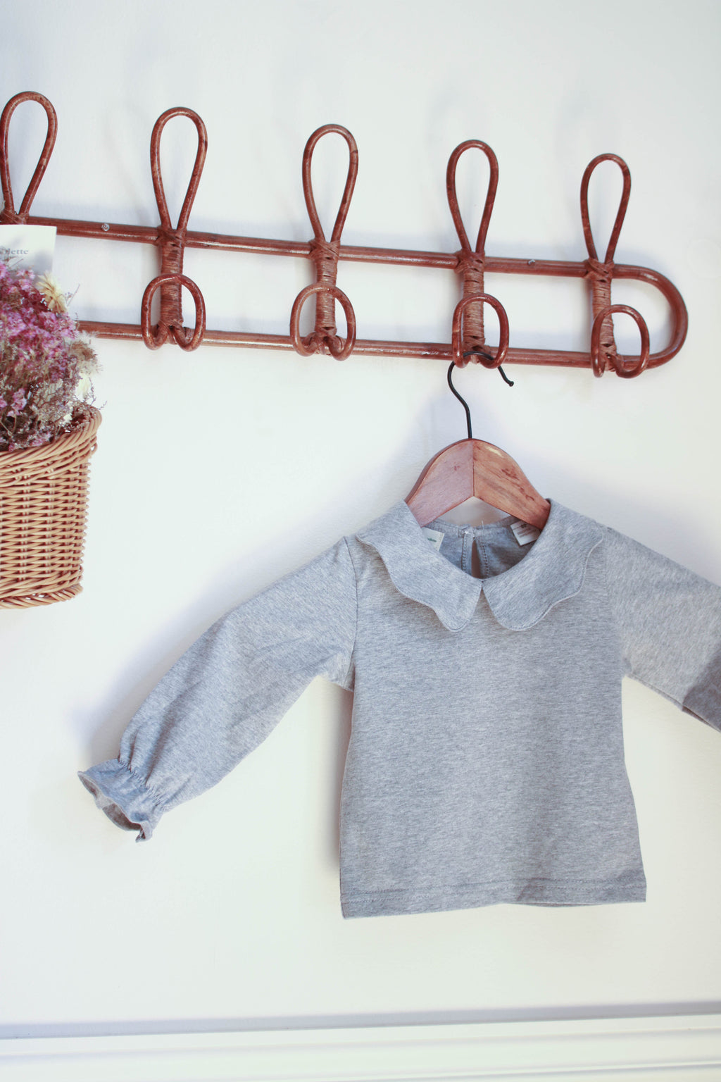 Polo manches longues col Claudine Liv&Ciboulette