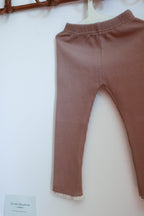 Legging bébé fille dentelle beige Liv&Ciboulette