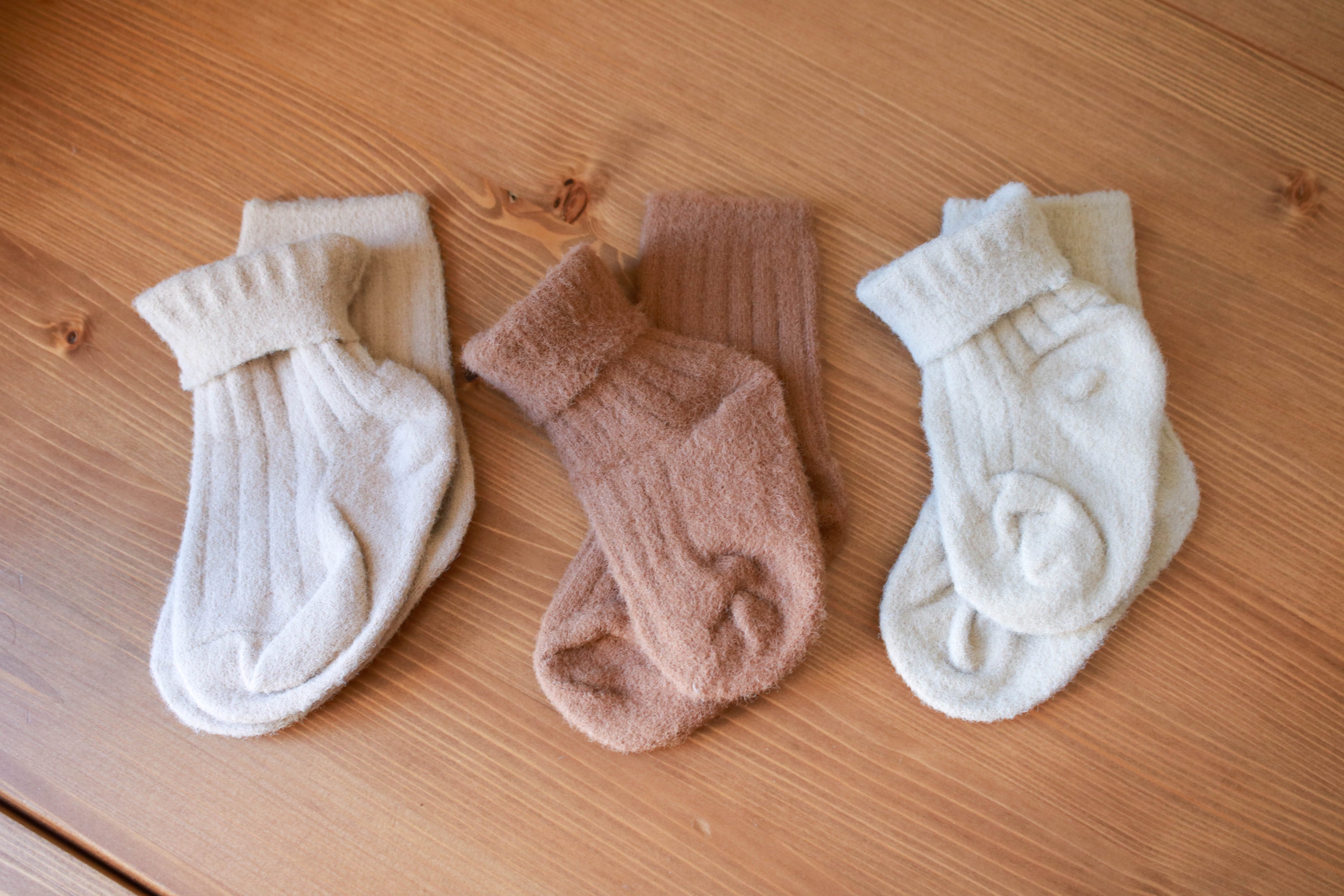 Lot chaussettes chaudes Liv&Ciboulette