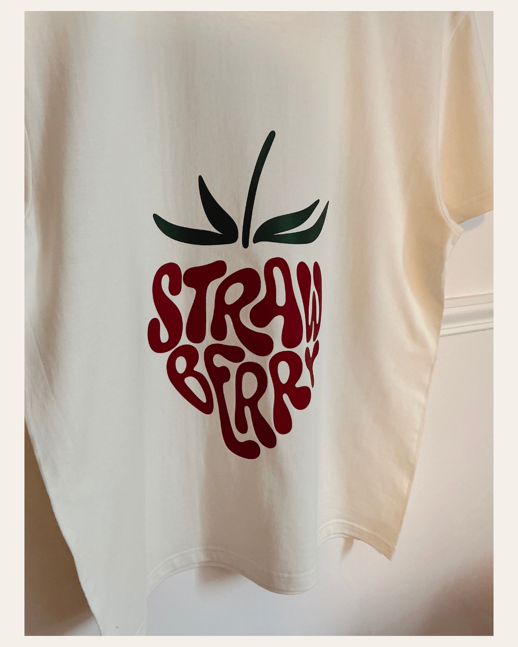 Tee-shirt femme fraise Liv&Ciboulette